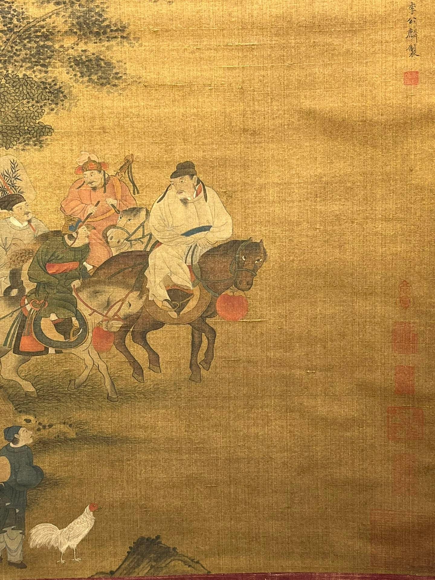 Chinese scroll painting Li Gonglin