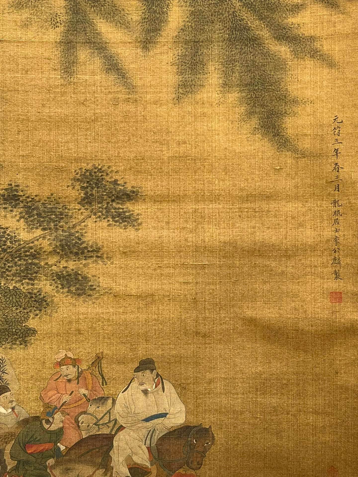 Chinese scroll painting Li Gonglin