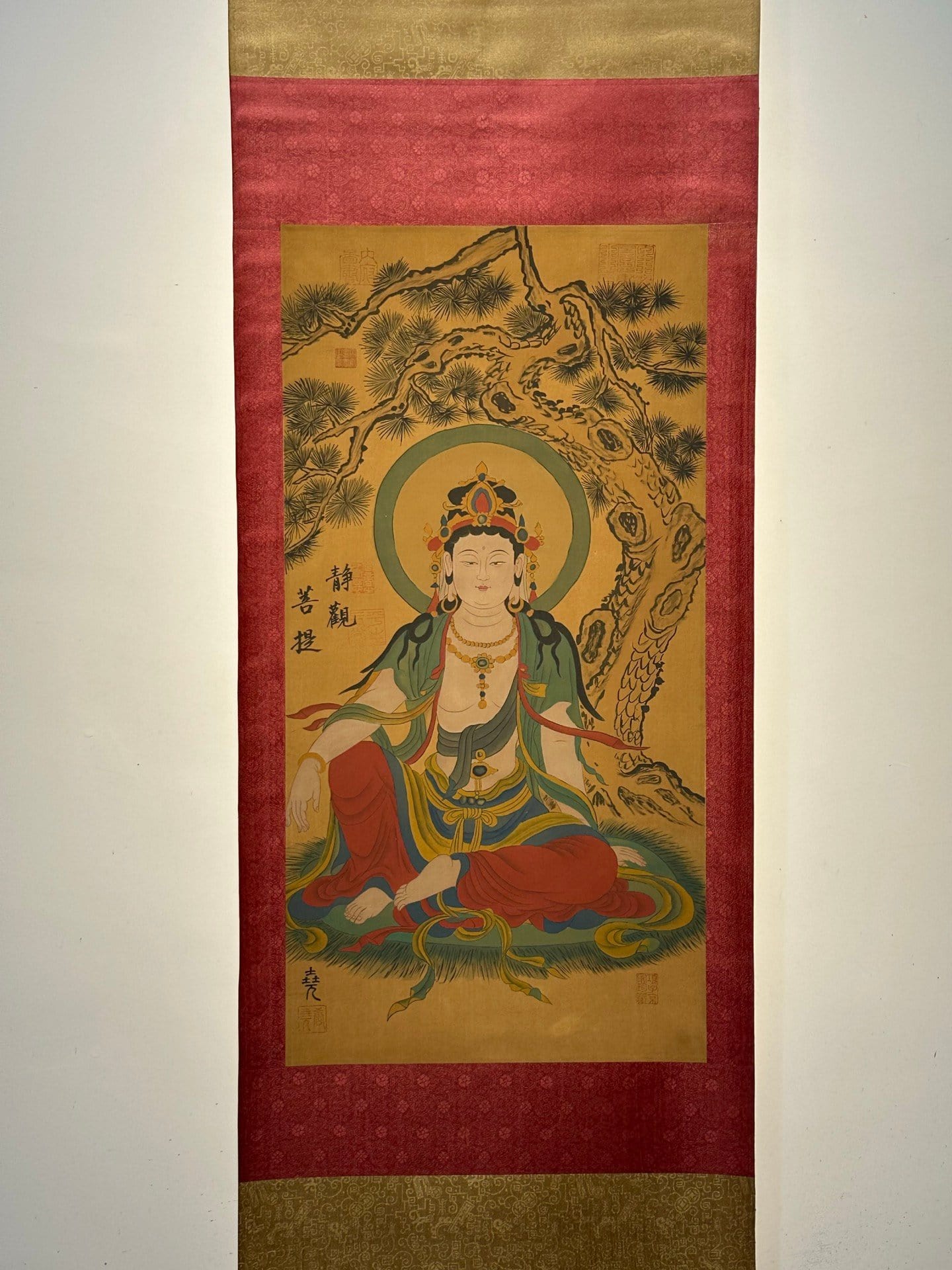Chinese scroll painting Guanyin