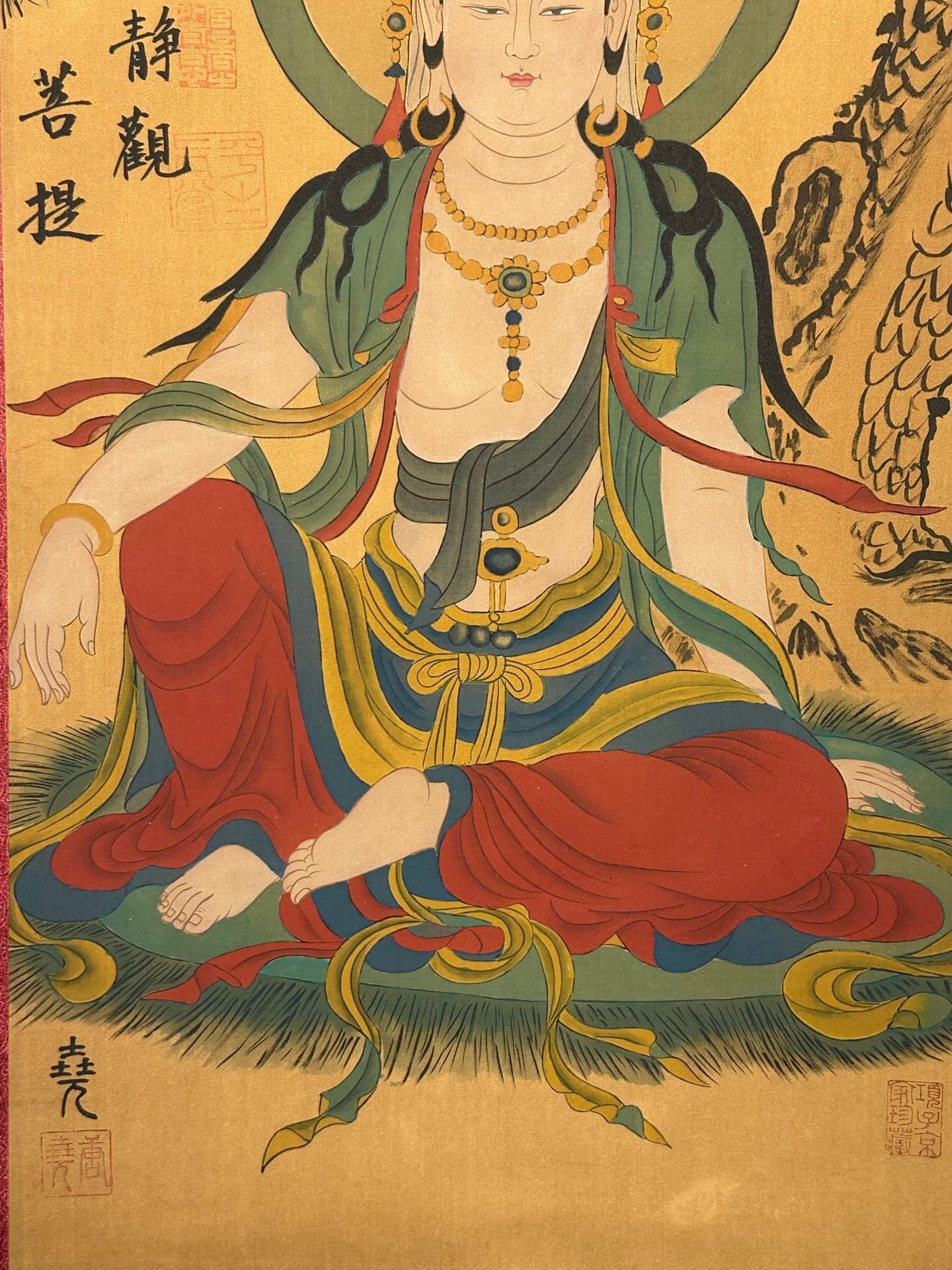 Chinese scroll painting Guanyin