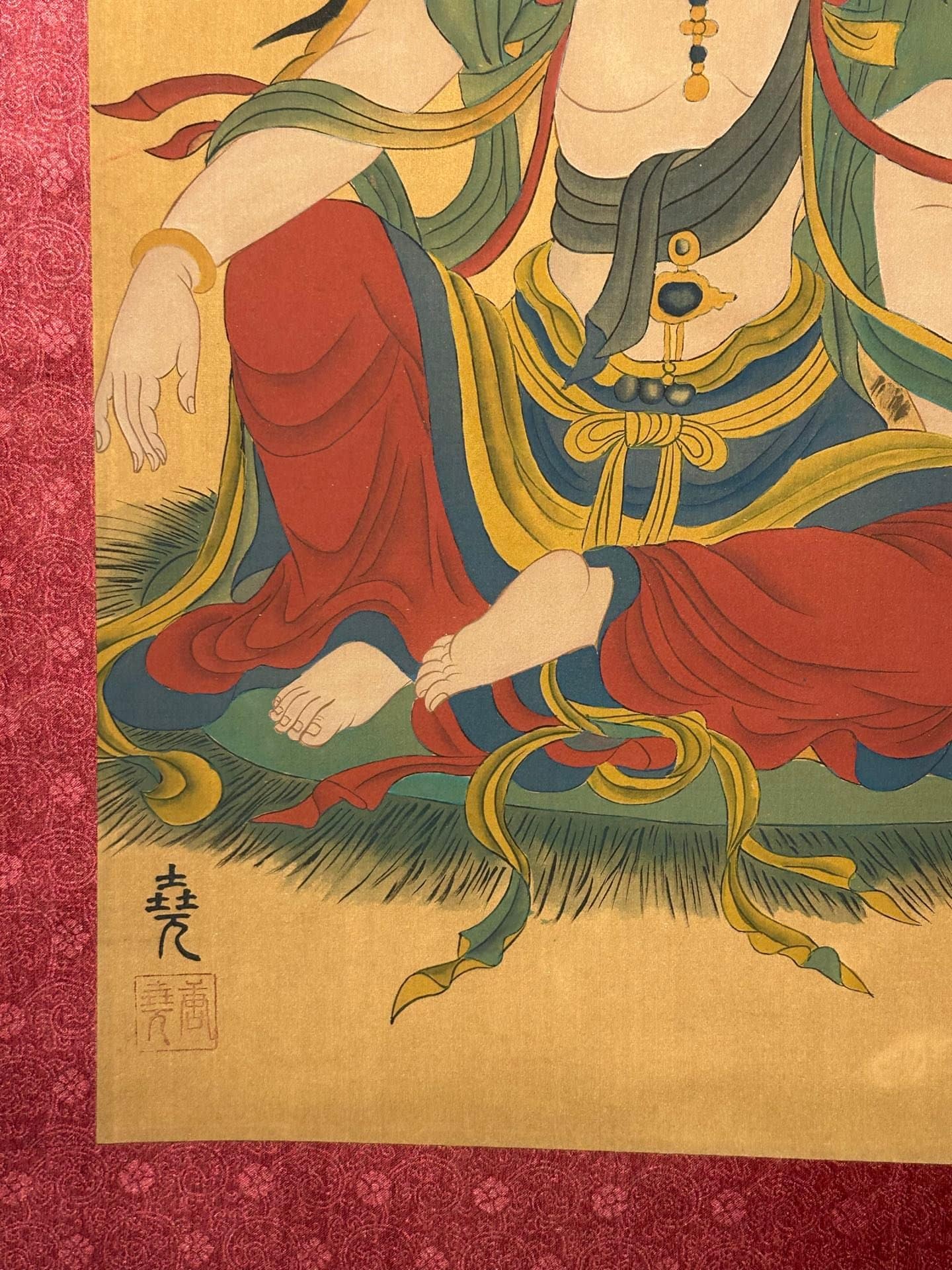 Chinese scroll painting Guanyin