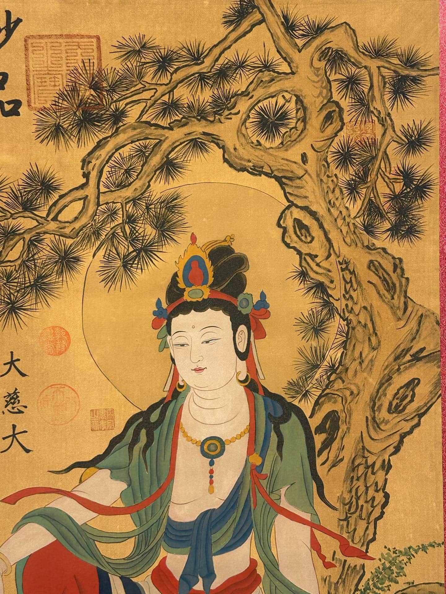 Chinese scroll painting Guanyin