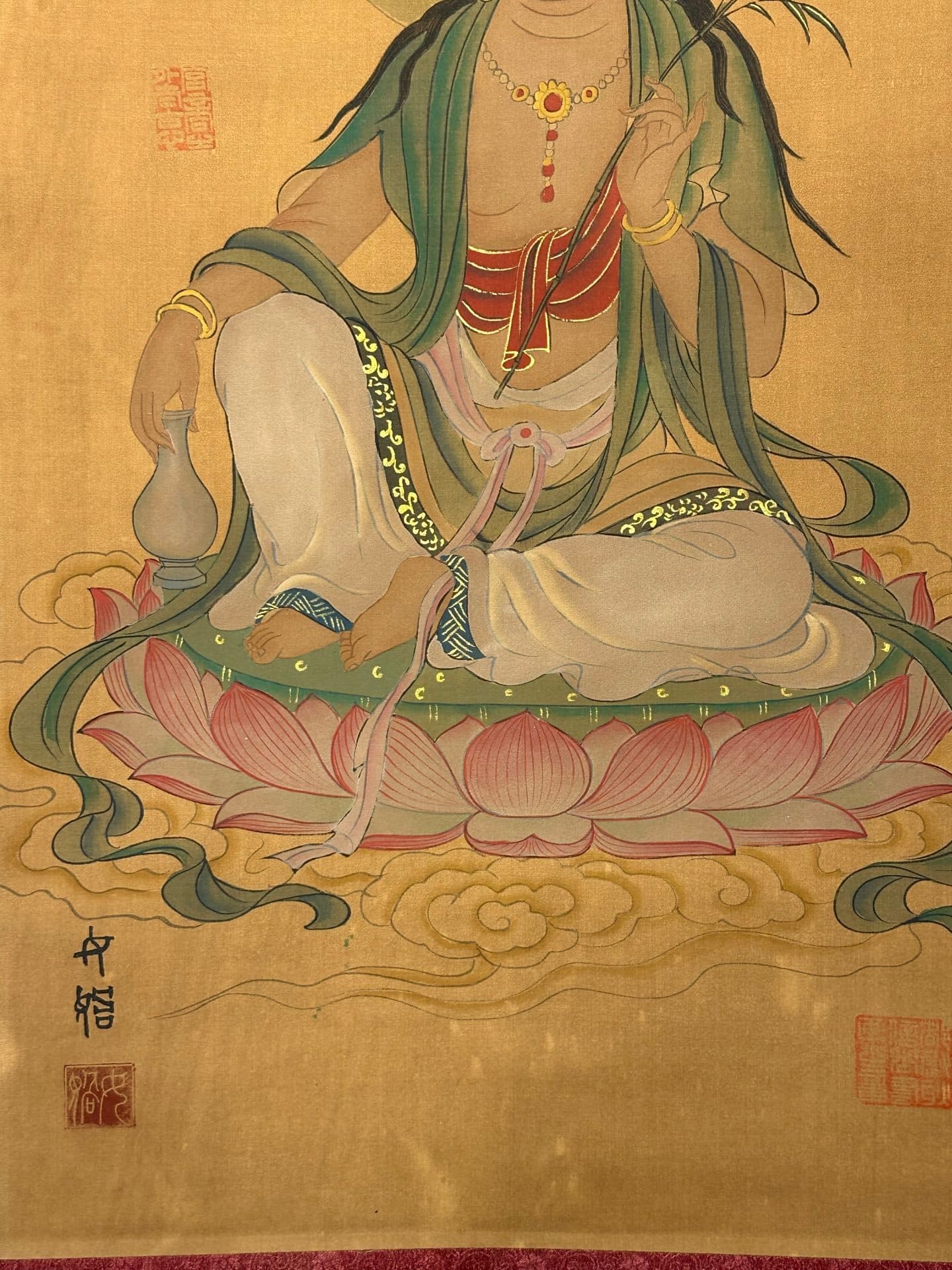 Chinese scroll painting Guanyin