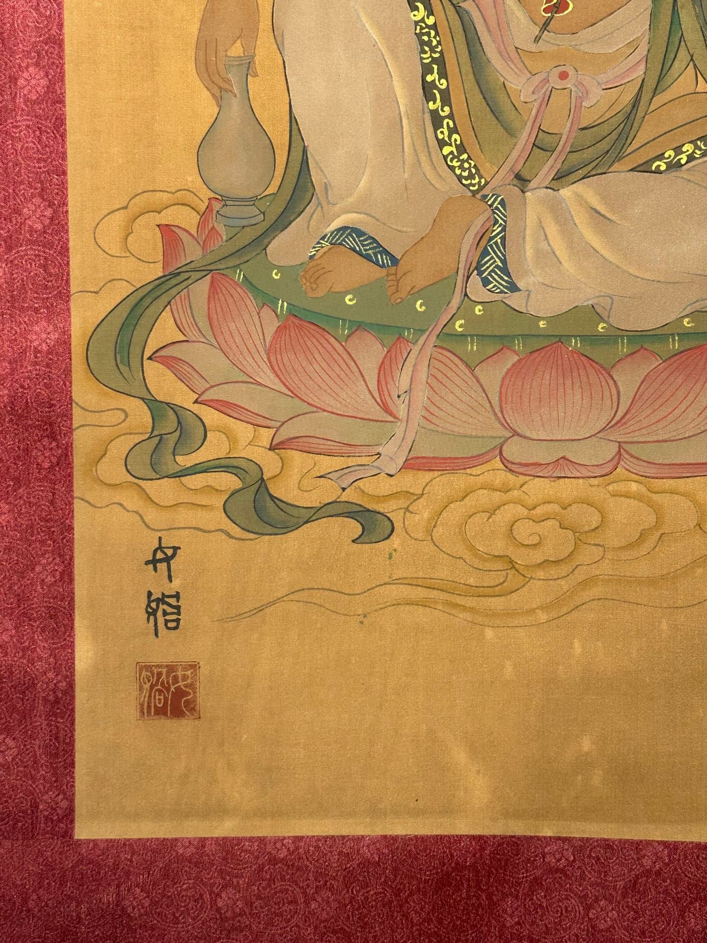 Chinese scroll painting Guanyin