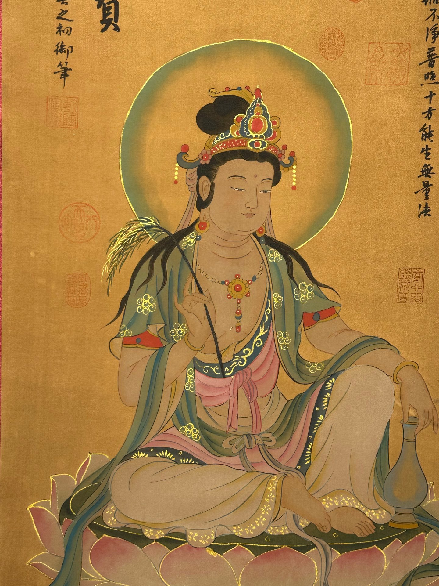 Chinese scroll painting Guanyin