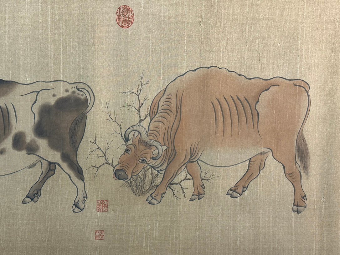 Chinese scroll painting Han Huang