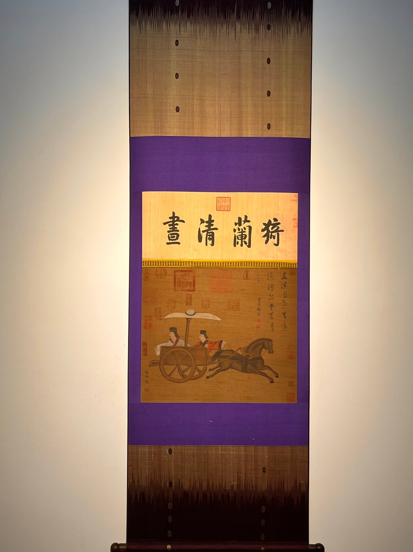 Chinese scroll painting Han Gan