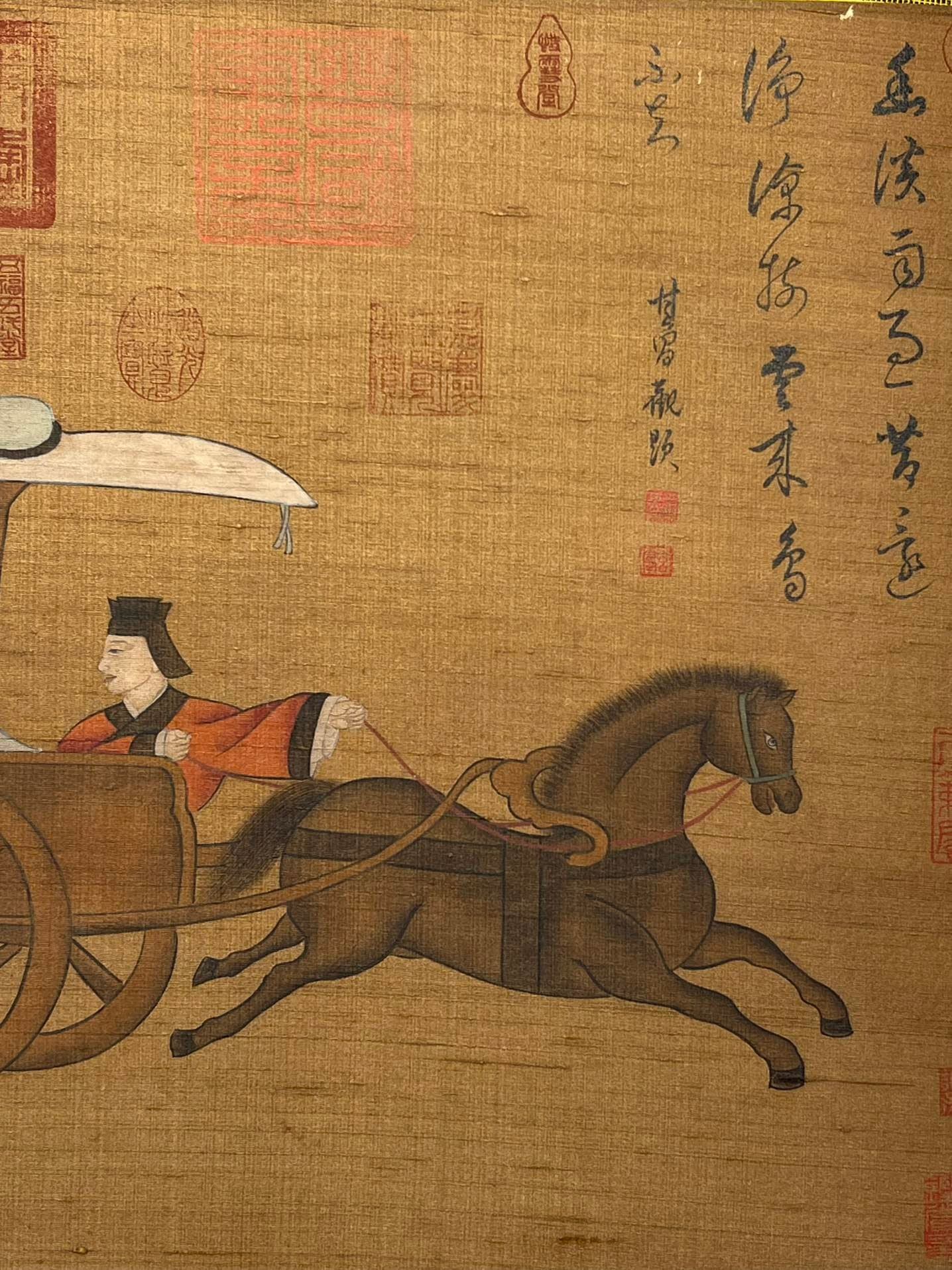 Chinese scroll painting Han Gan