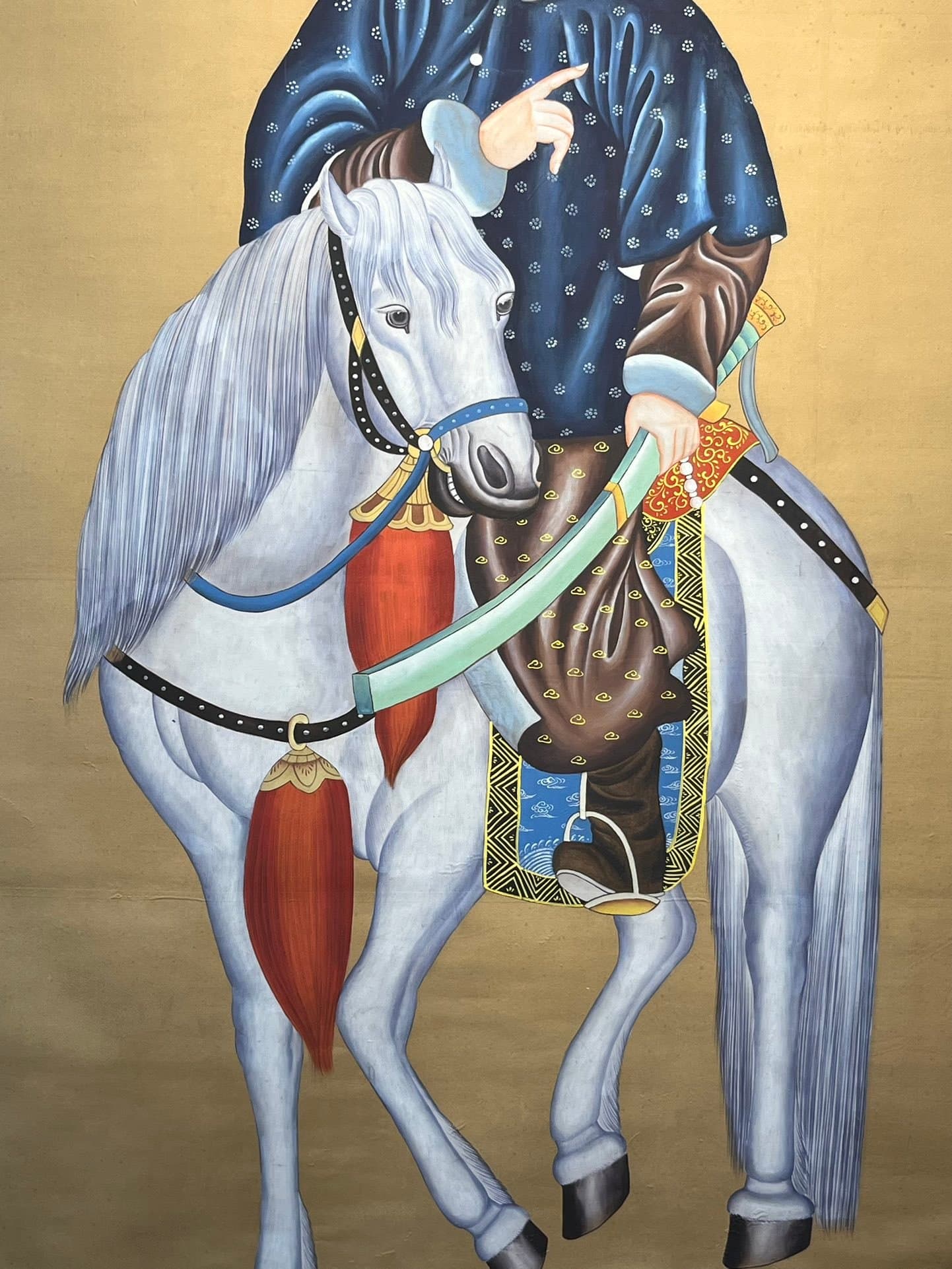 Chinese scroll painting Giuseppe