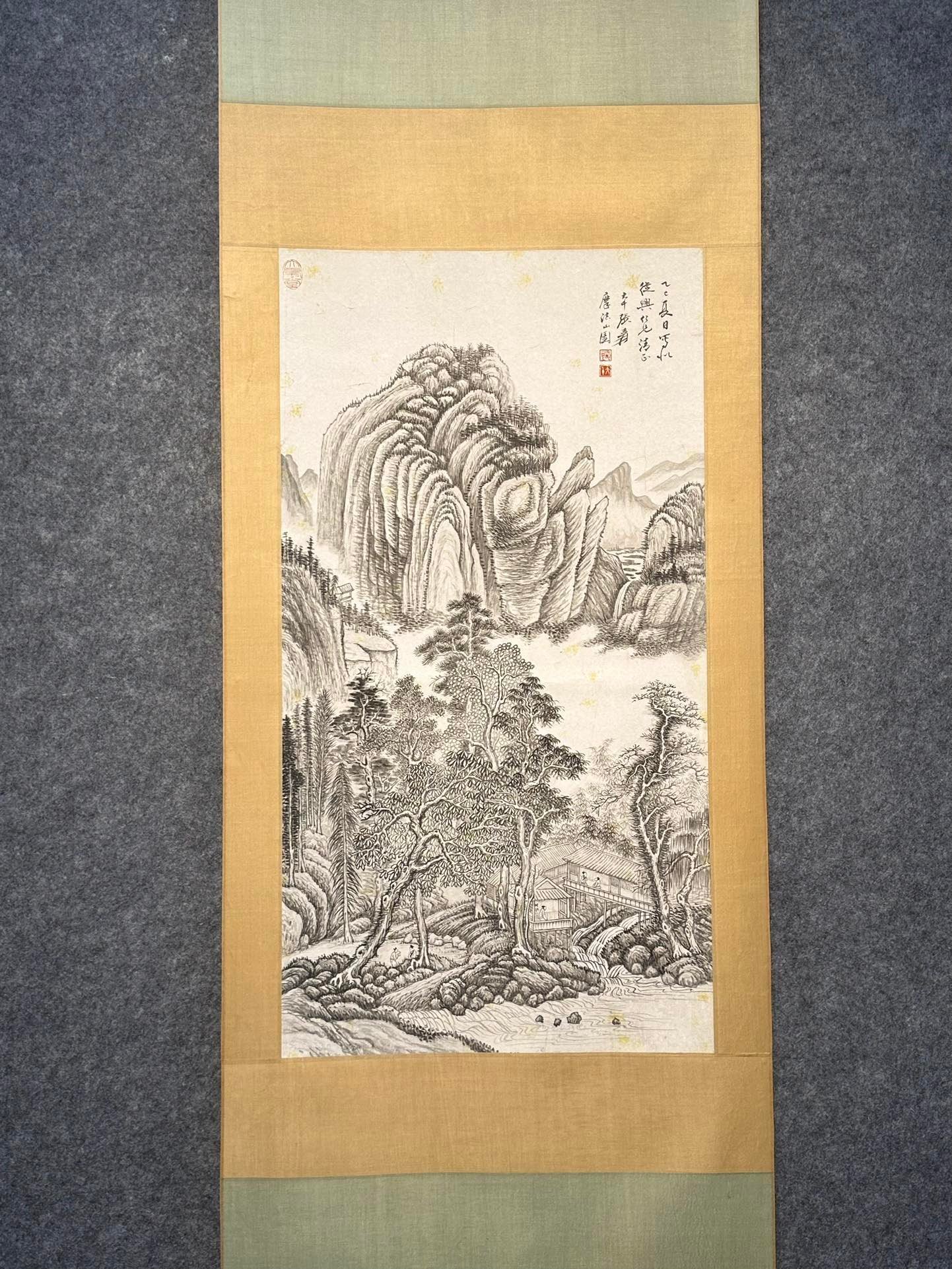 Chinese scroll painting Zhang Daqian