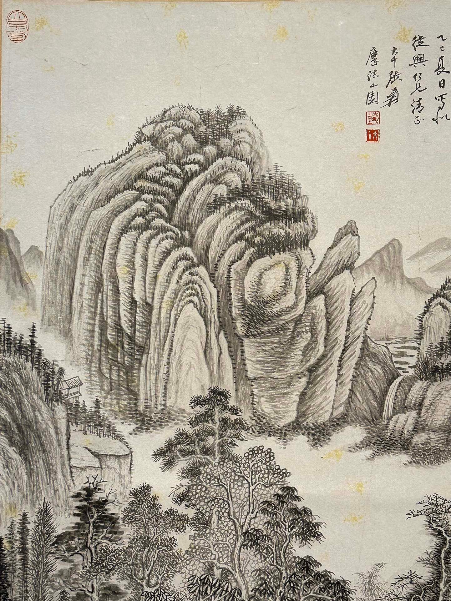 Chinese scroll painting Zhang Daqian