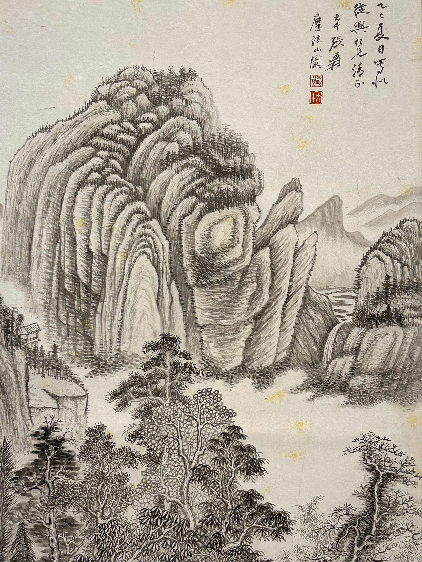 Chinese scroll painting Zhang Daqian