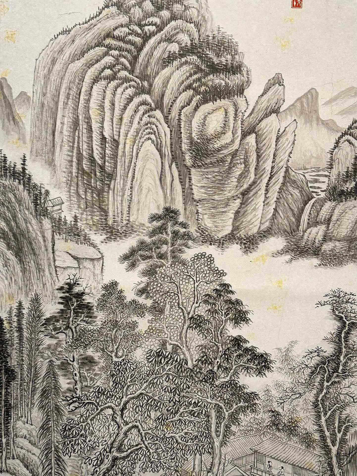 Chinese scroll painting Zhang Daqian