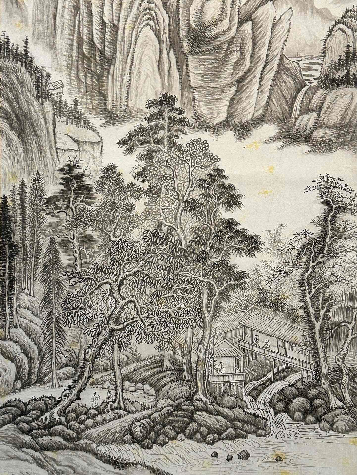 Chinese scroll painting Zhang Daqian