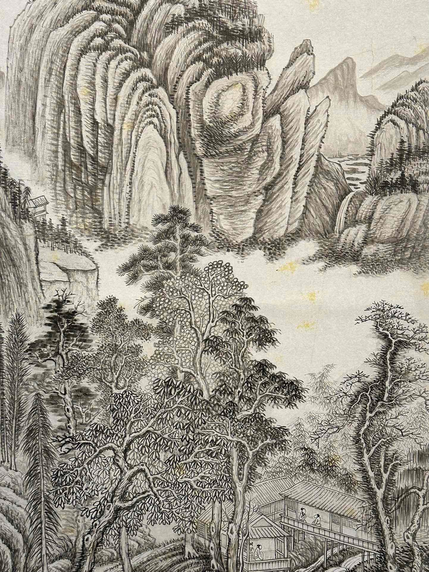 Chinese scroll painting Zhang Daqian