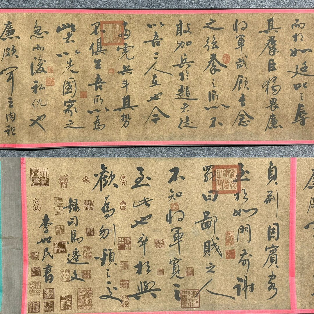 Chinese scroll painting Tang Taizong Li Shimin