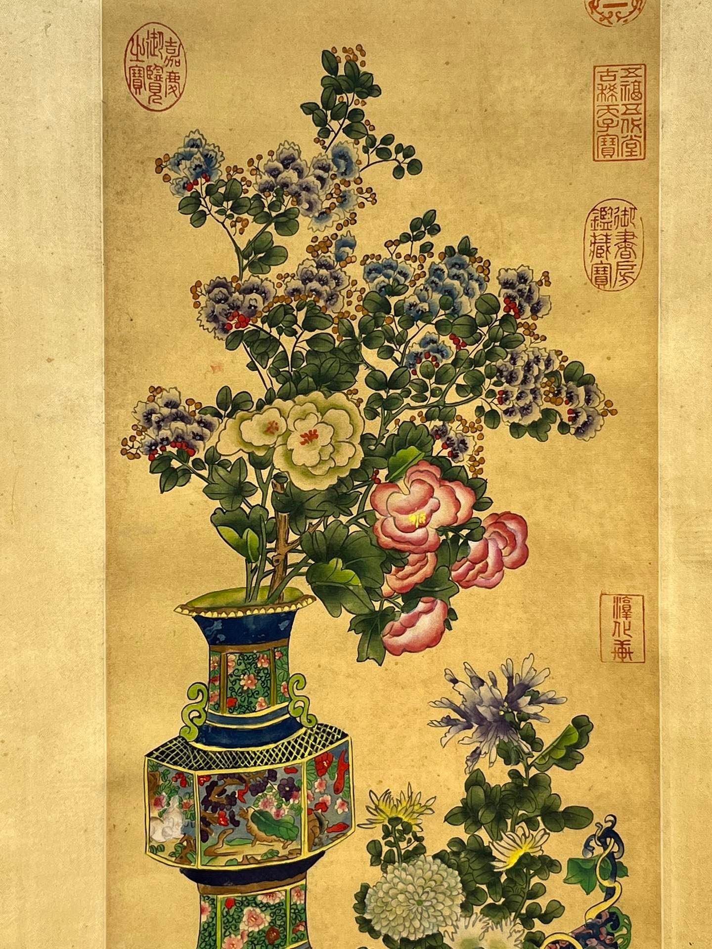 Chinese scroll painting Jin Yanbiao