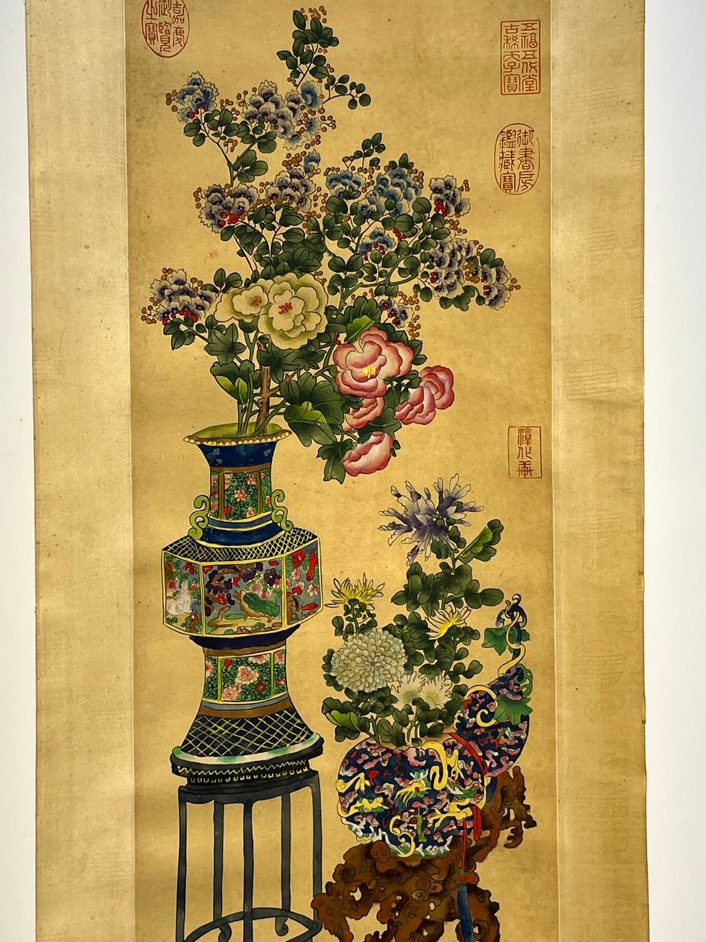 Chinese scroll painting Jin Yanbiao