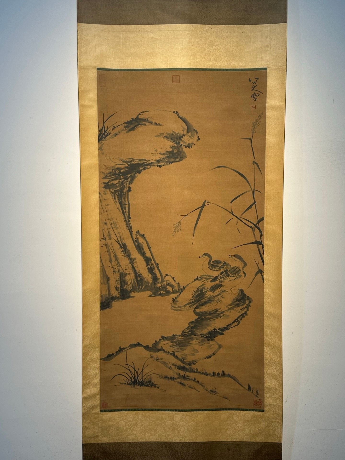 Chinese scroll painting Ba Da Shan Ren