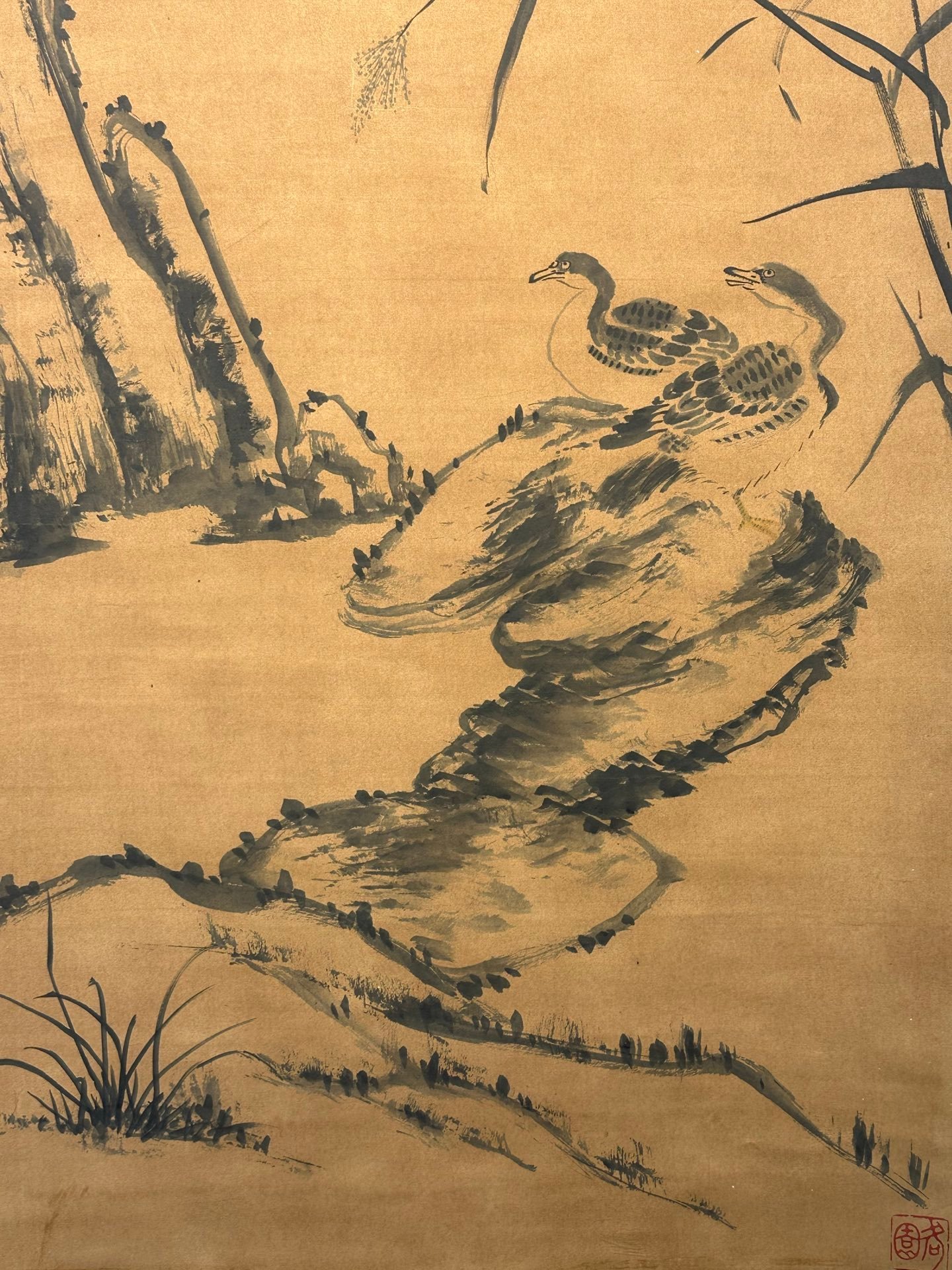 Chinese scroll painting Ba Da Shan Ren