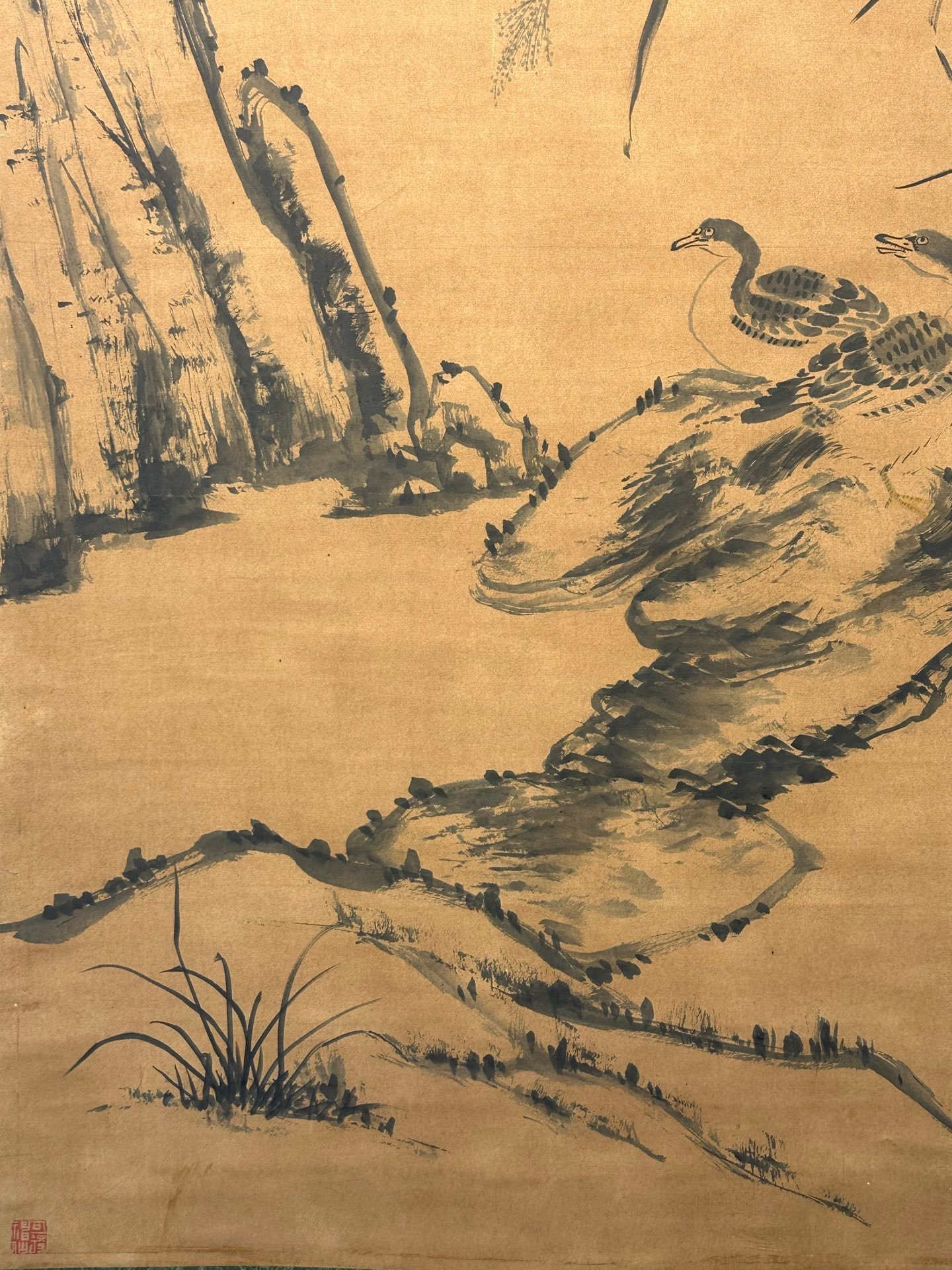 Chinese scroll painting Ba Da Shan Ren