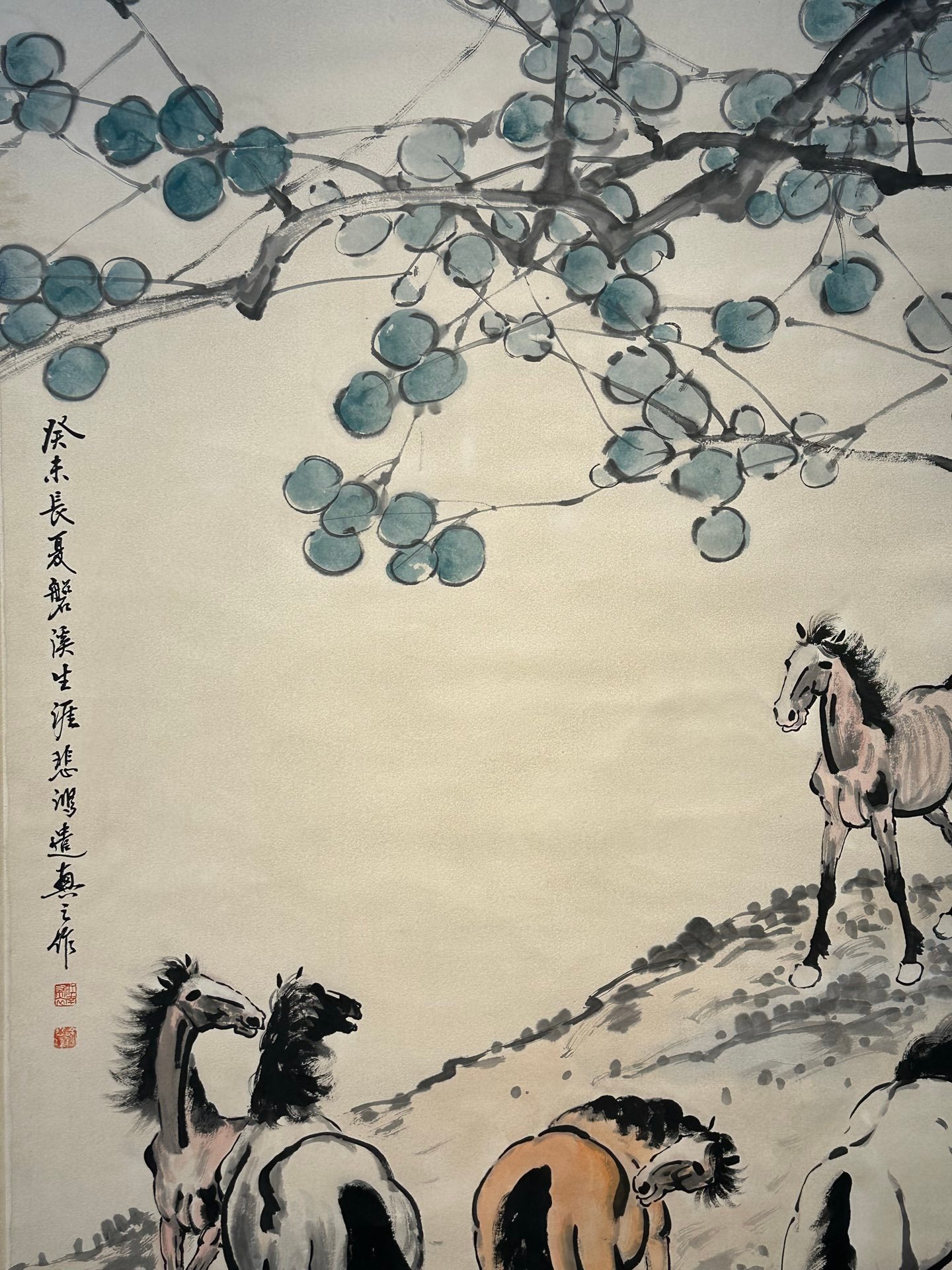 Chinese scroll painting Xu Beihong