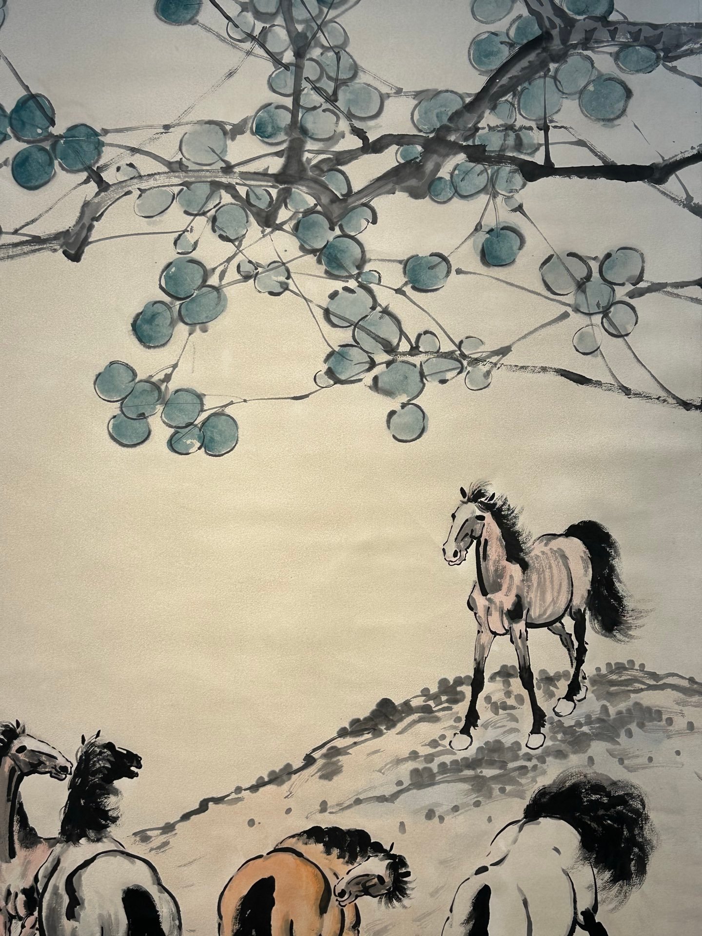 Chinese scroll painting Xu Beihong