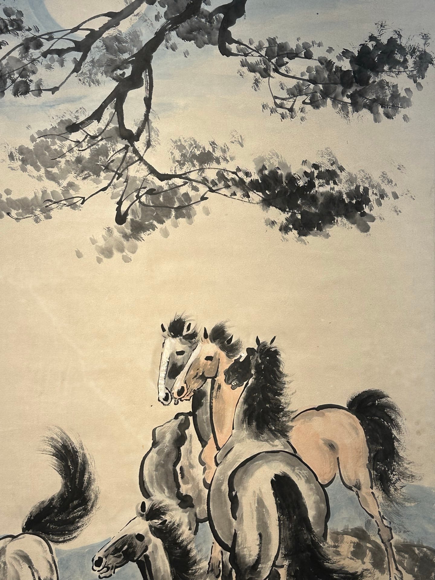 Chinese scroll painting Xu Beihong
