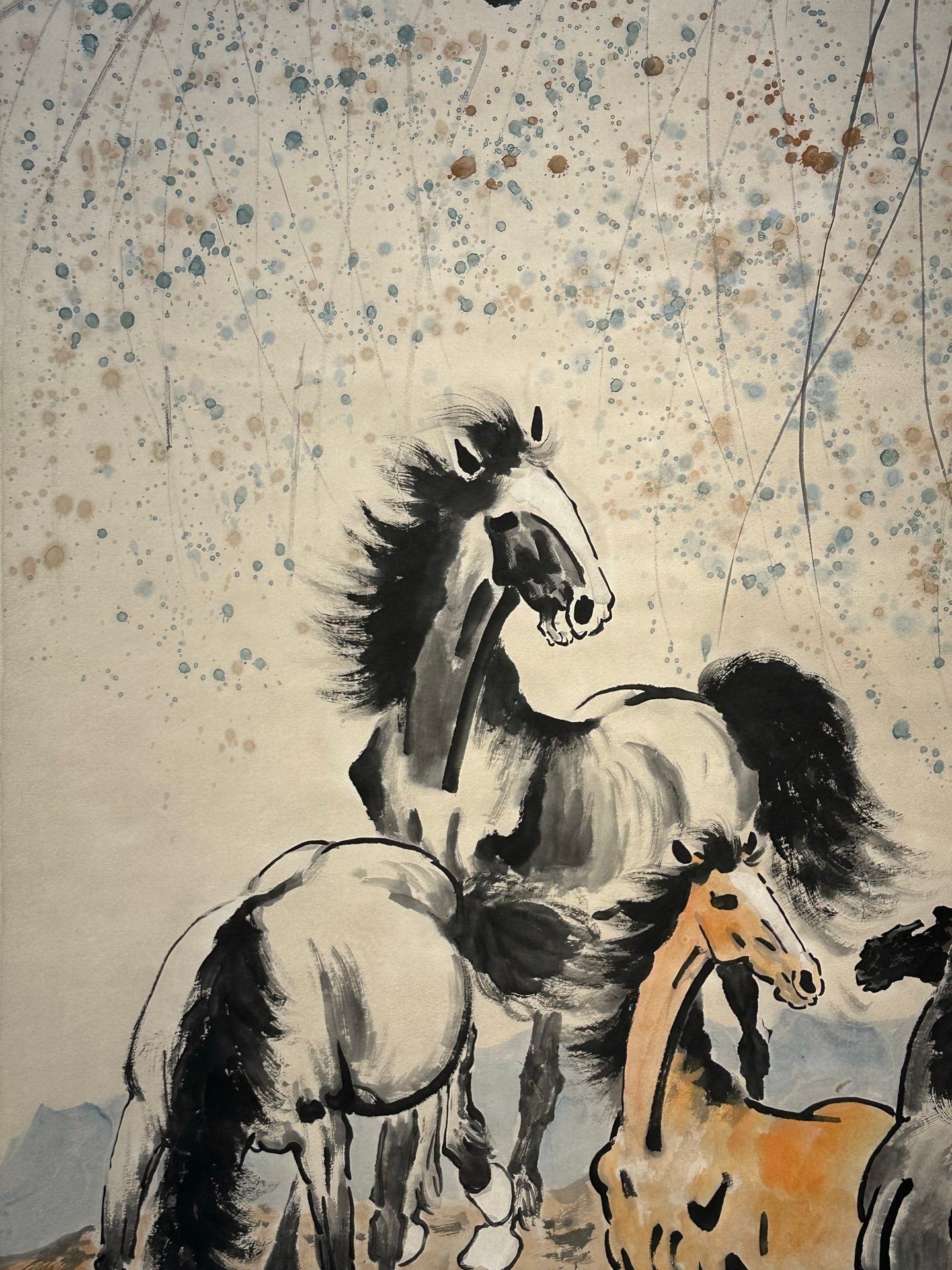 Chinese scroll painting Xu Beihong