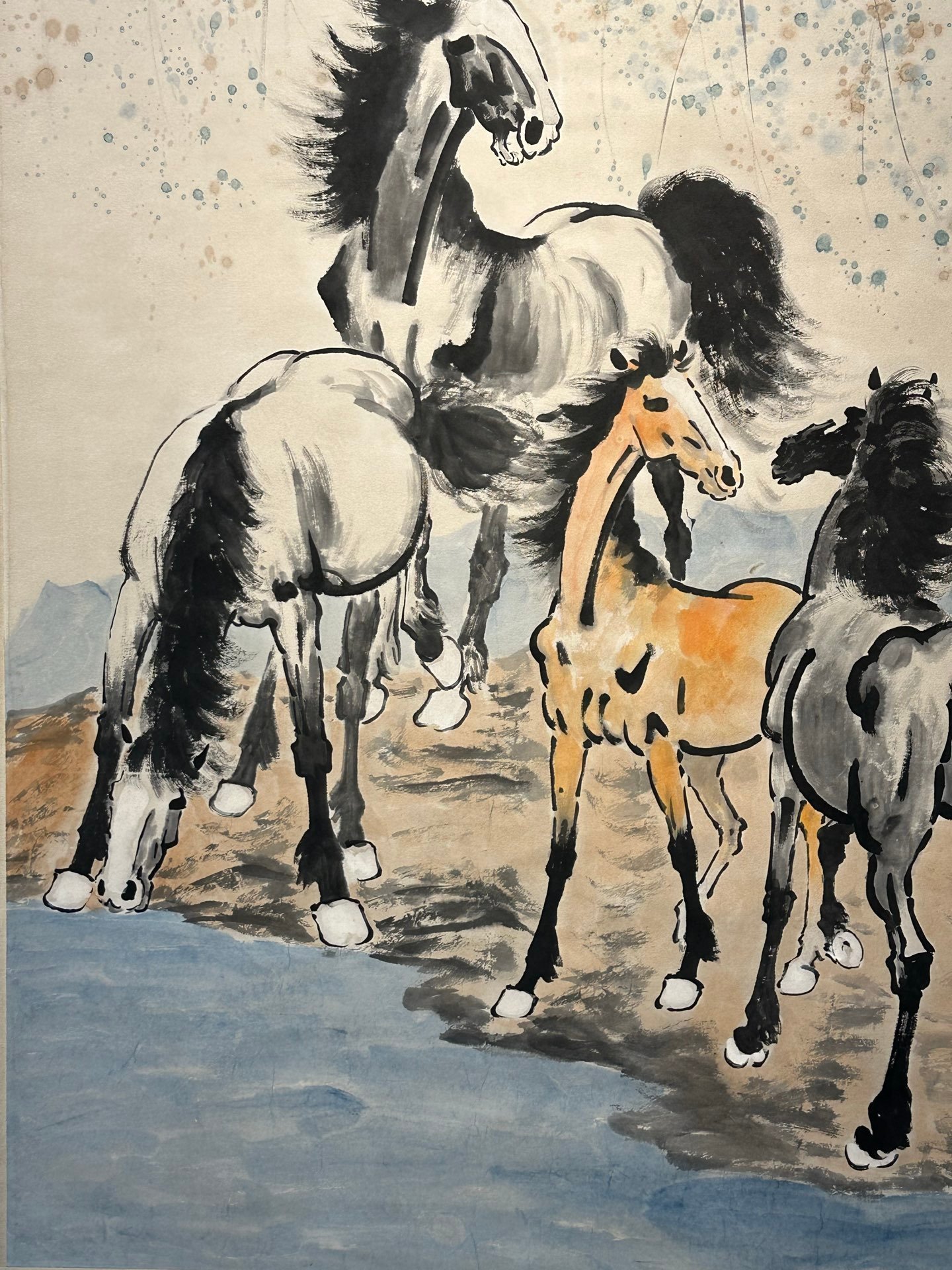 Chinese scroll painting Xu Beihong