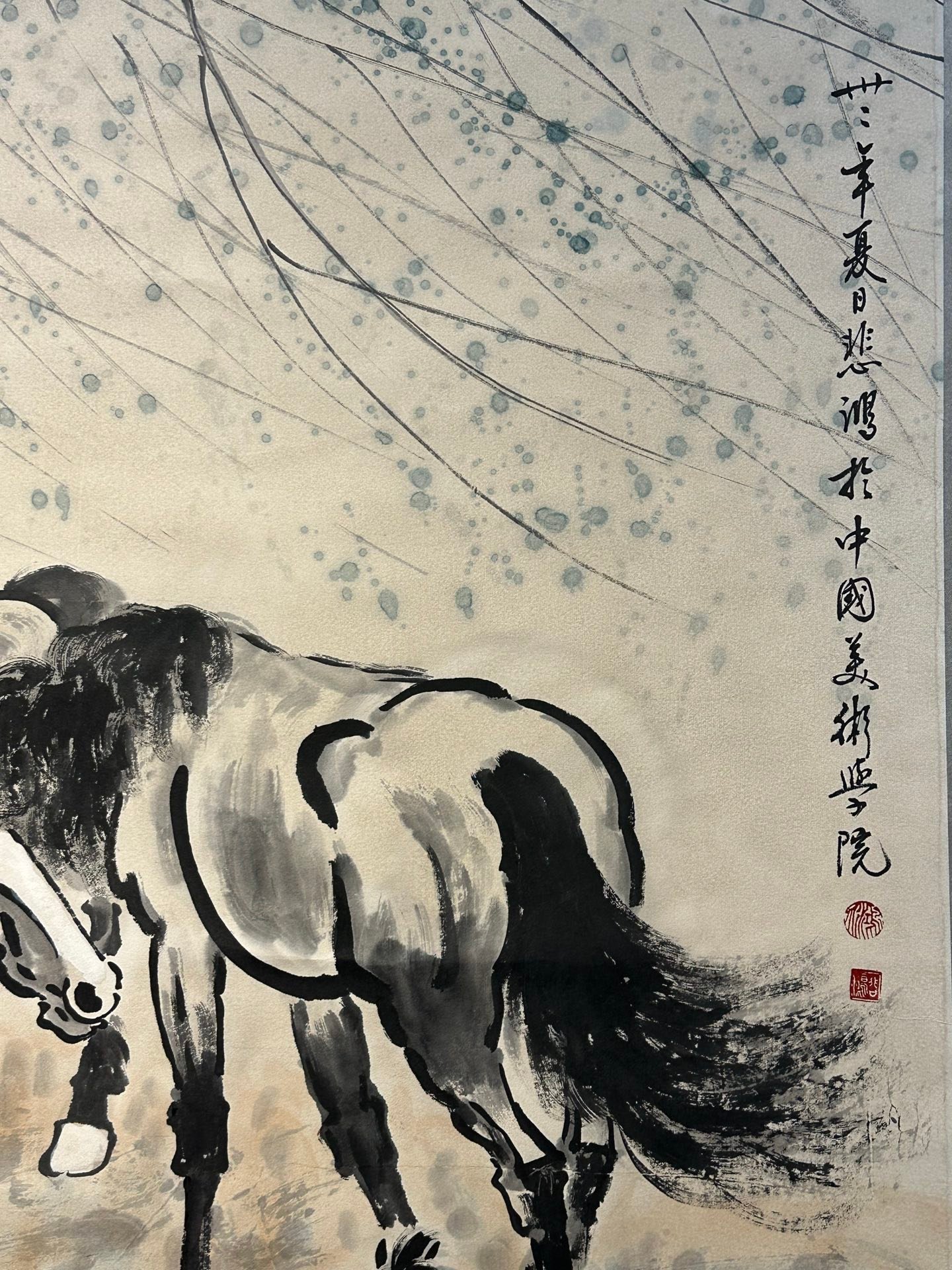 Chinese scroll painting Xu Beihong
