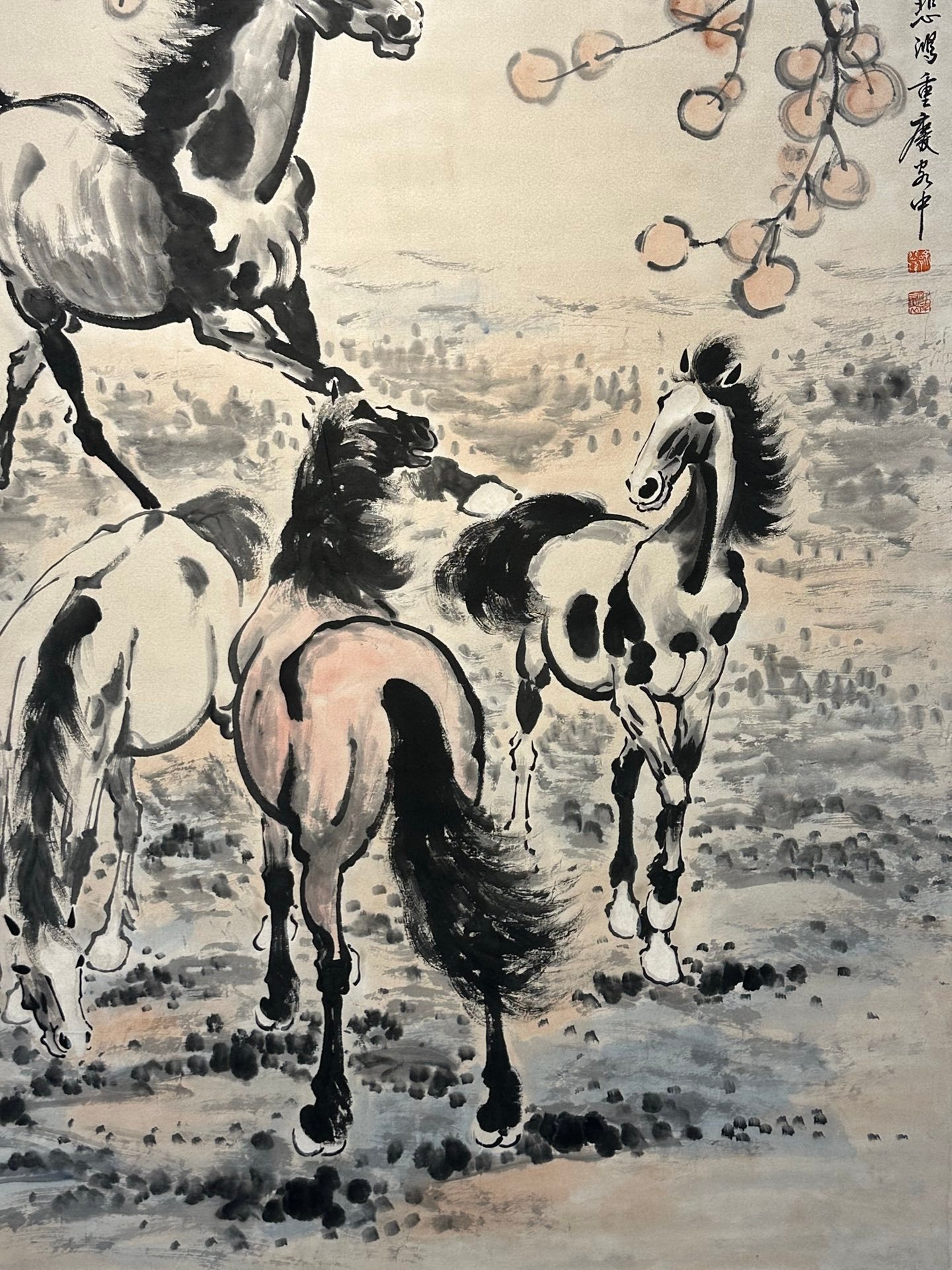 Chinese scroll painting Xu Beihong