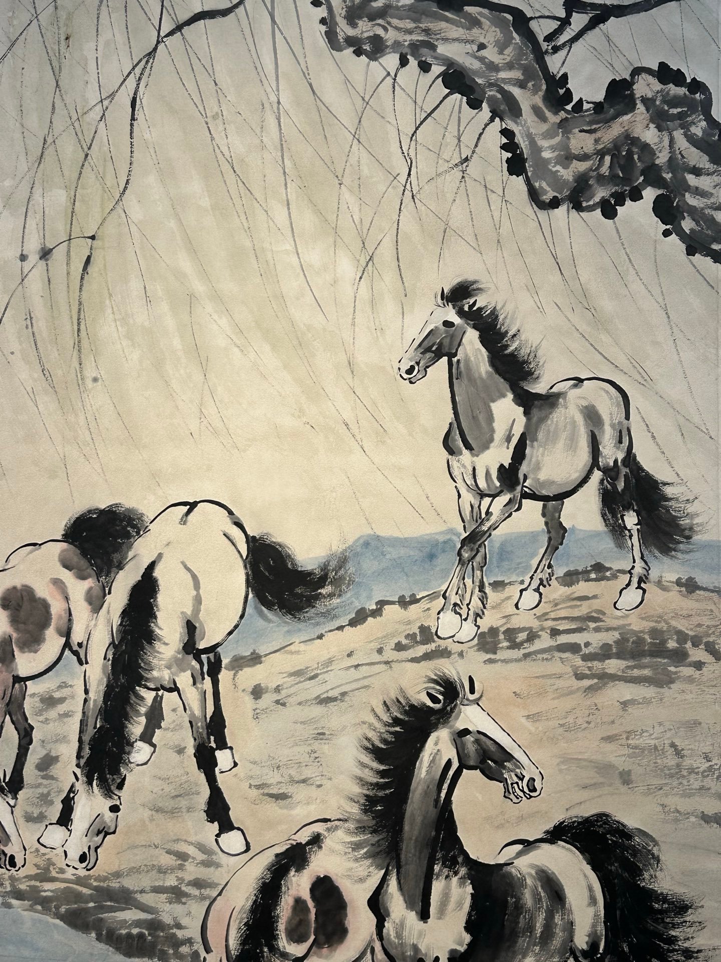 Chinese scroll painting Xu Beihong