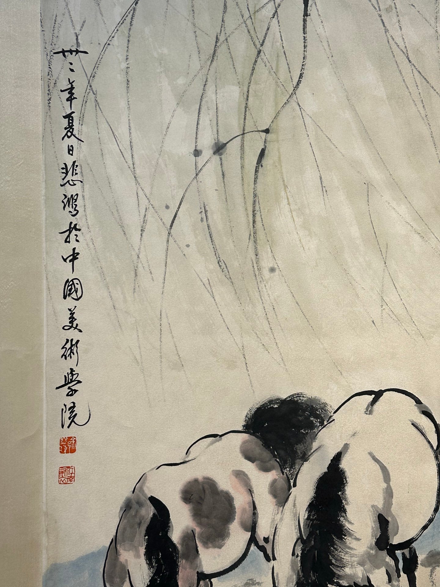 Chinese scroll painting Xu Beihong