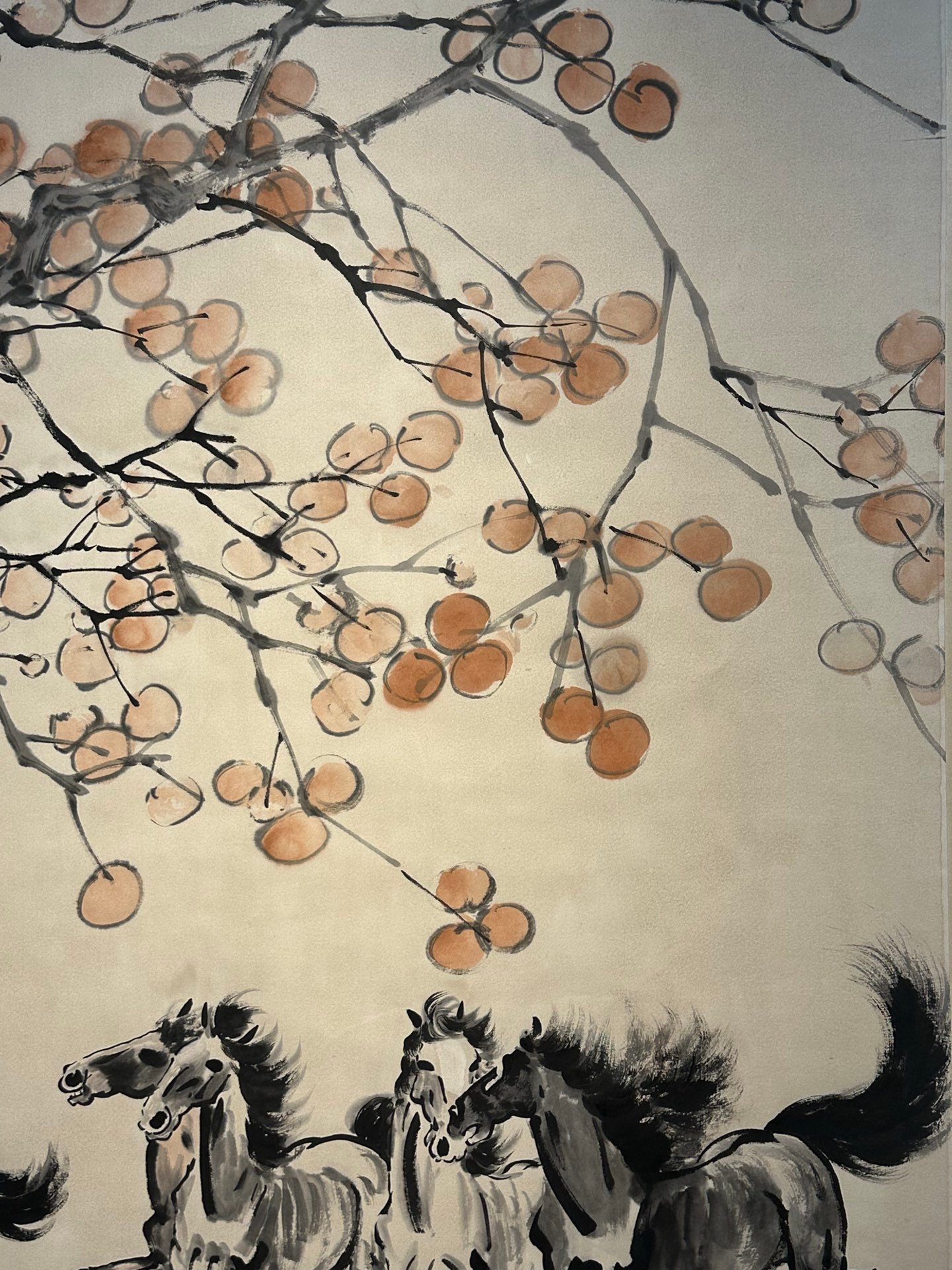 Chinese scroll painting Xu Beihong