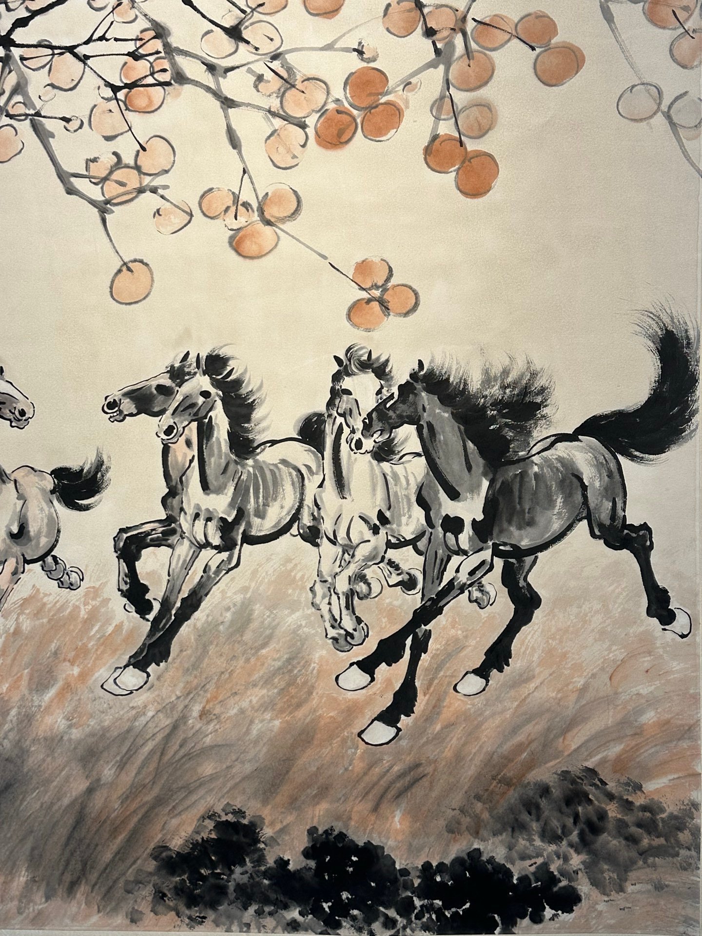 Chinese scroll painting Xu Beihong