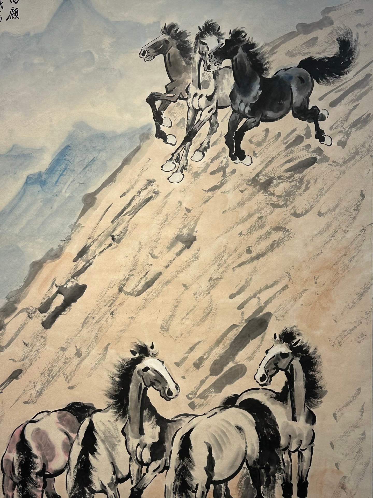 Chinese scroll painting Xu Beihong