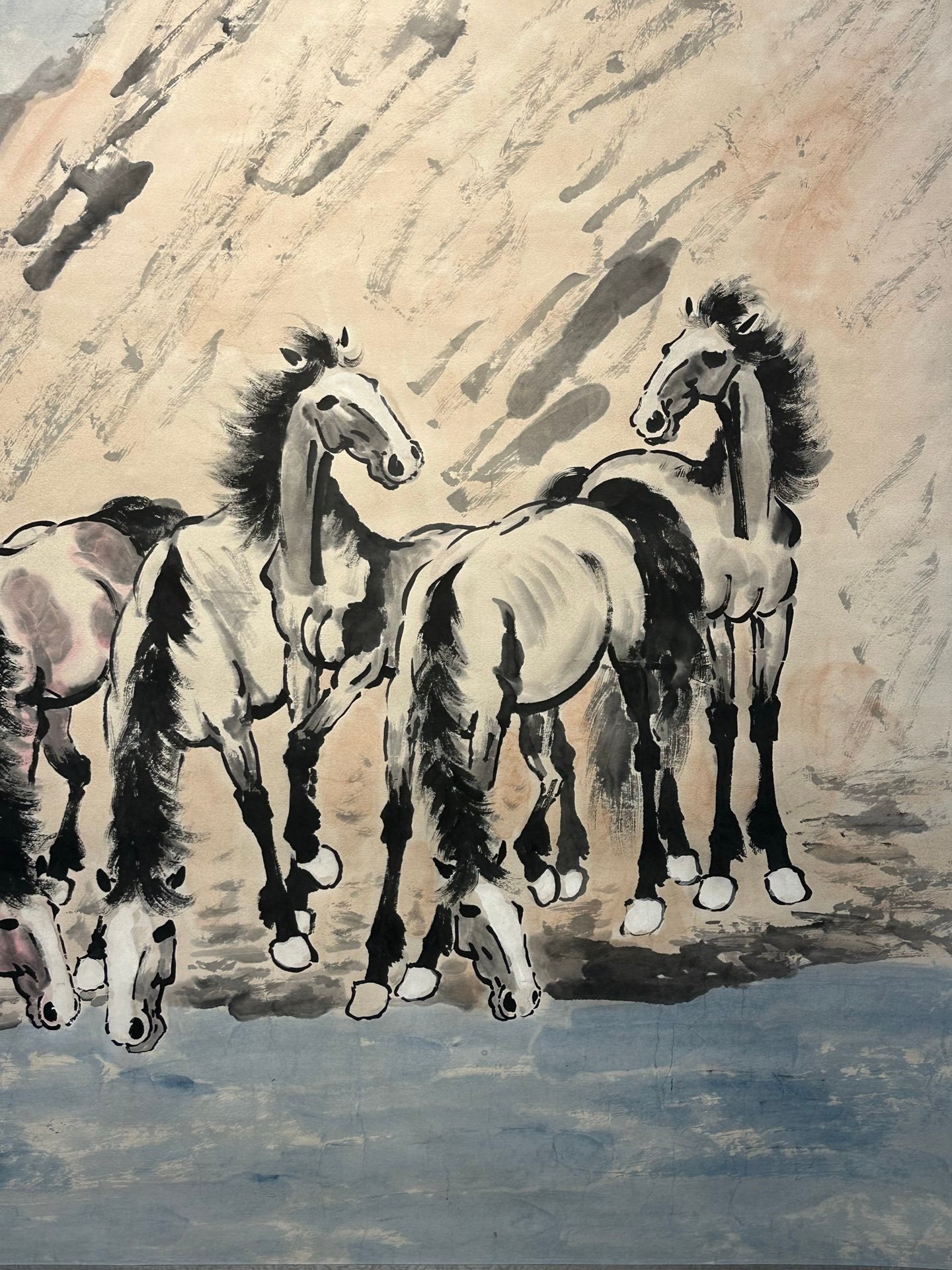 Chinese scroll painting Xu Beihong