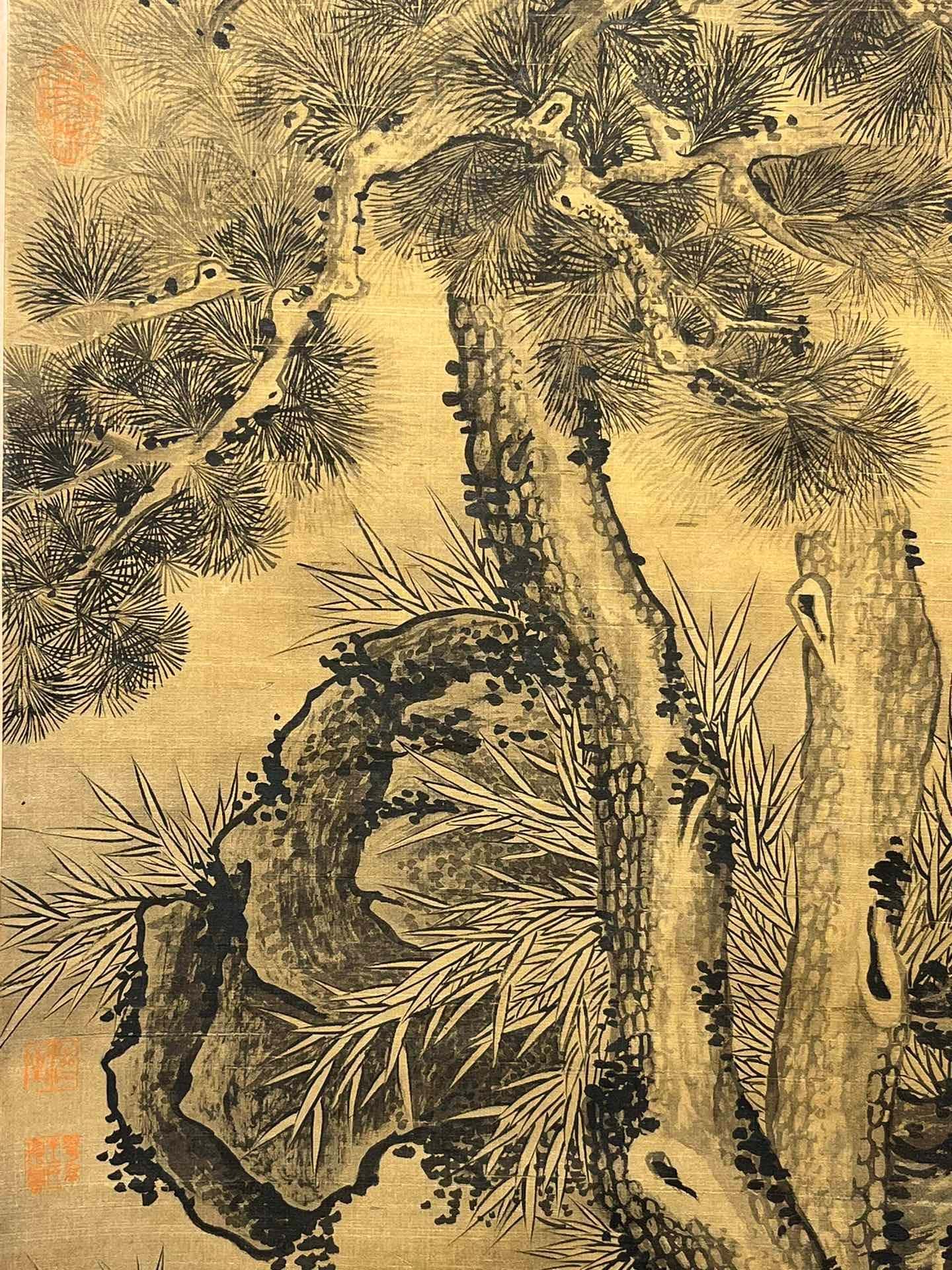 Chinese scroll painting Zhao Mengfu