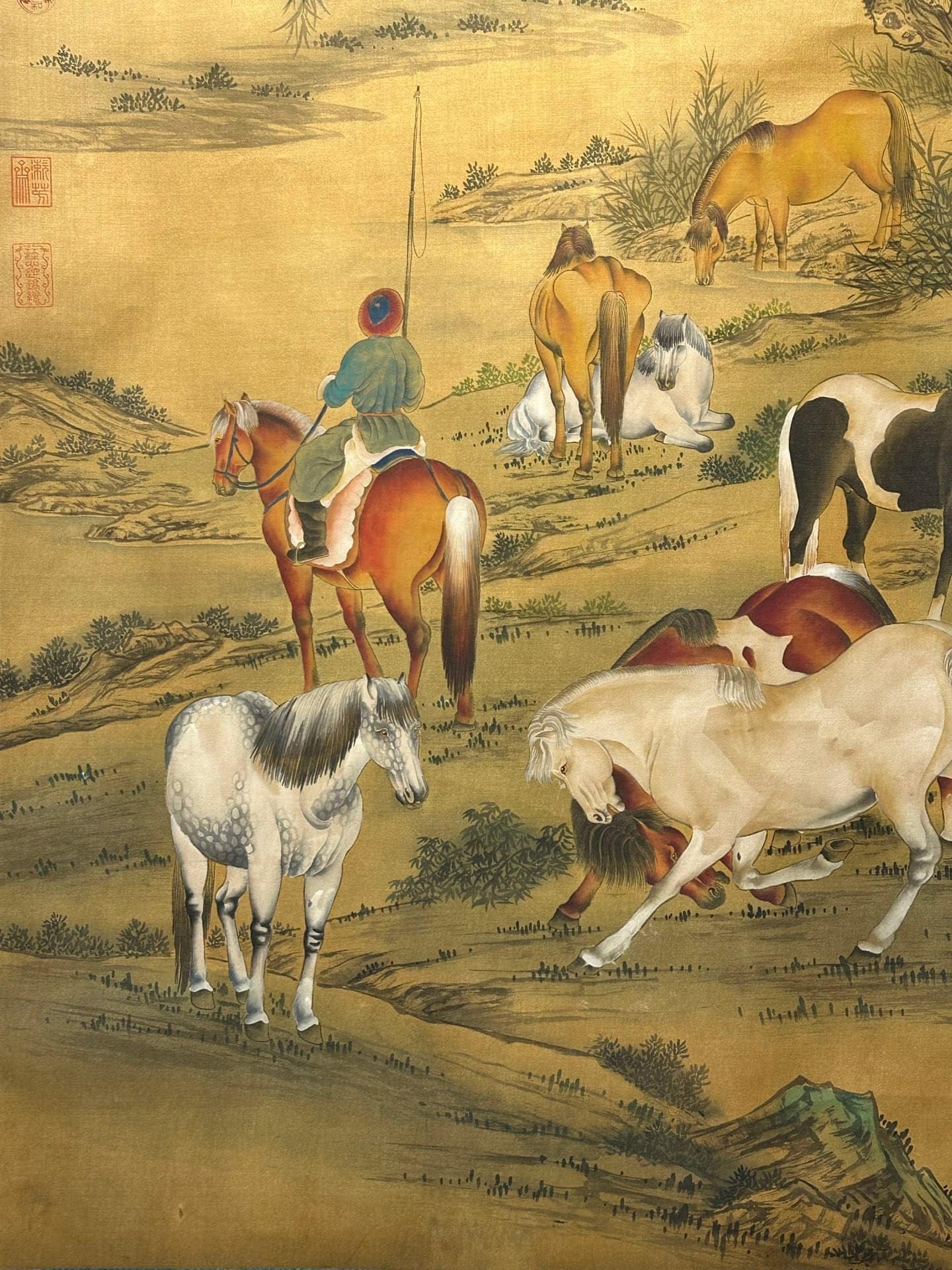 Chinese scroll painting Giuseppe Gasdione
