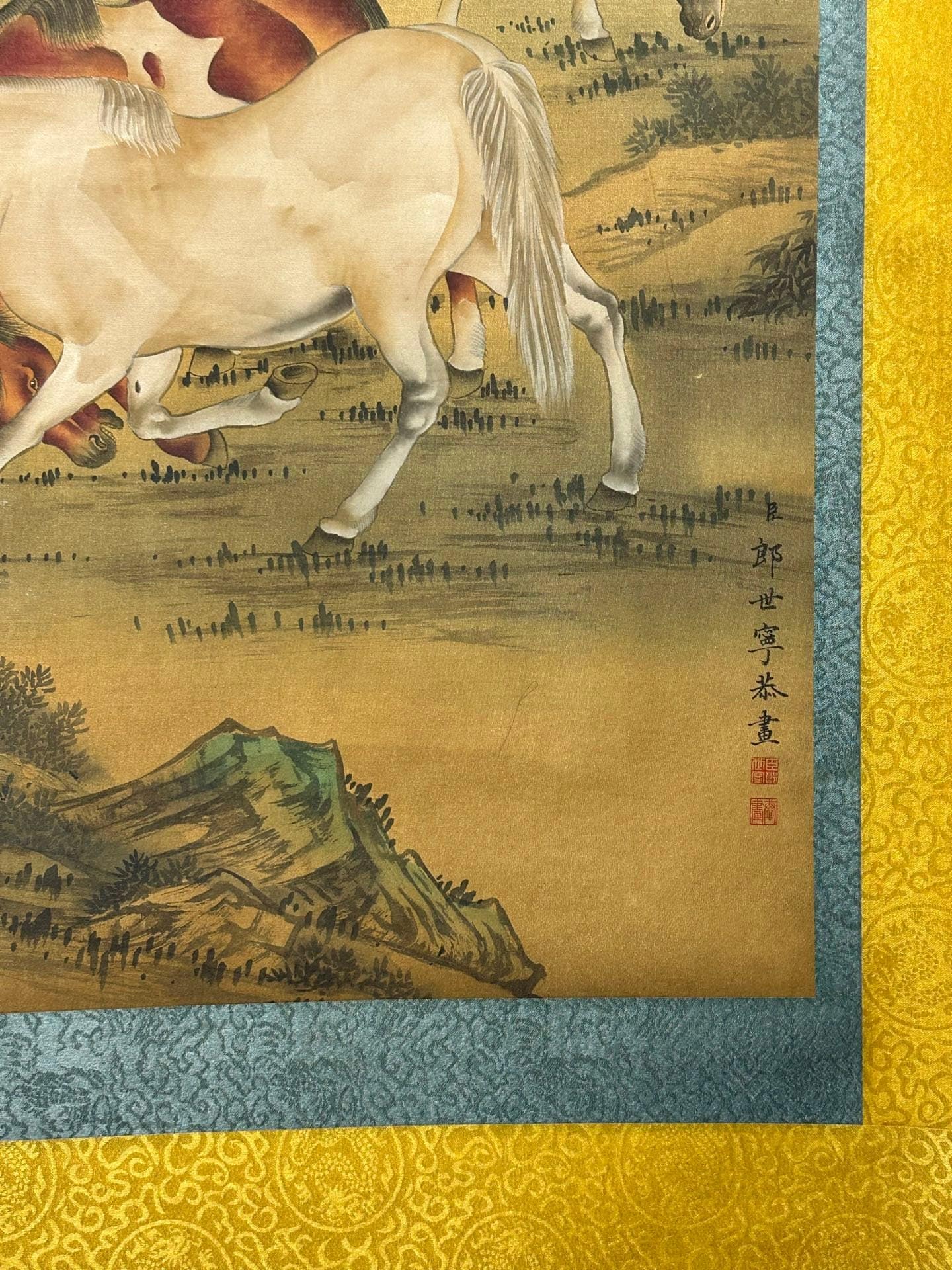 Chinese scroll painting Giuseppe Gasdione