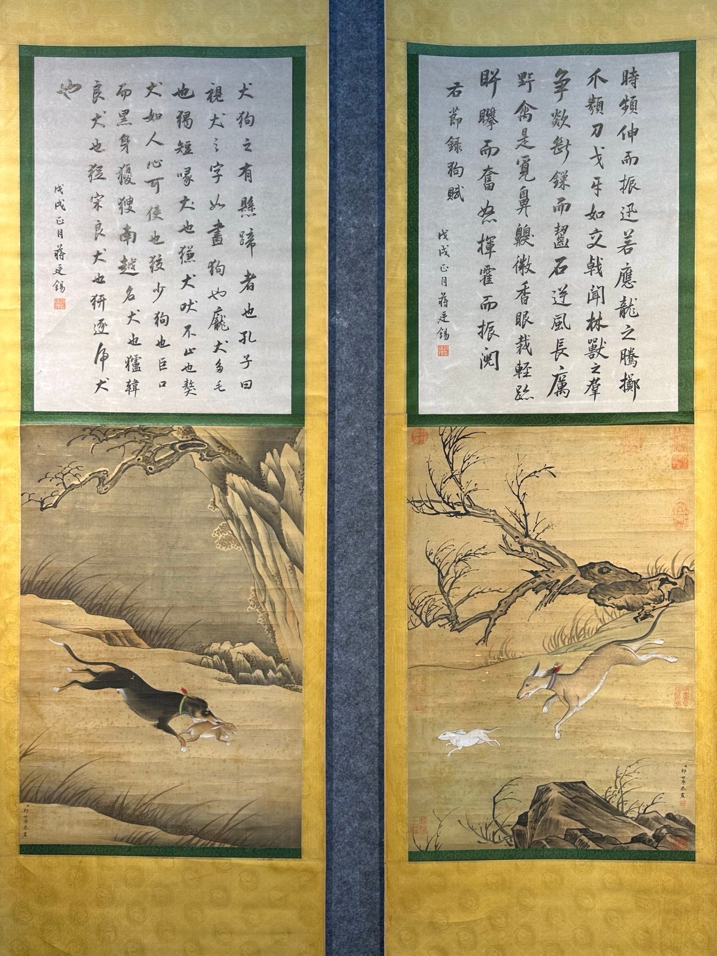 Chinese scroll painting Giuseppe Gasdione