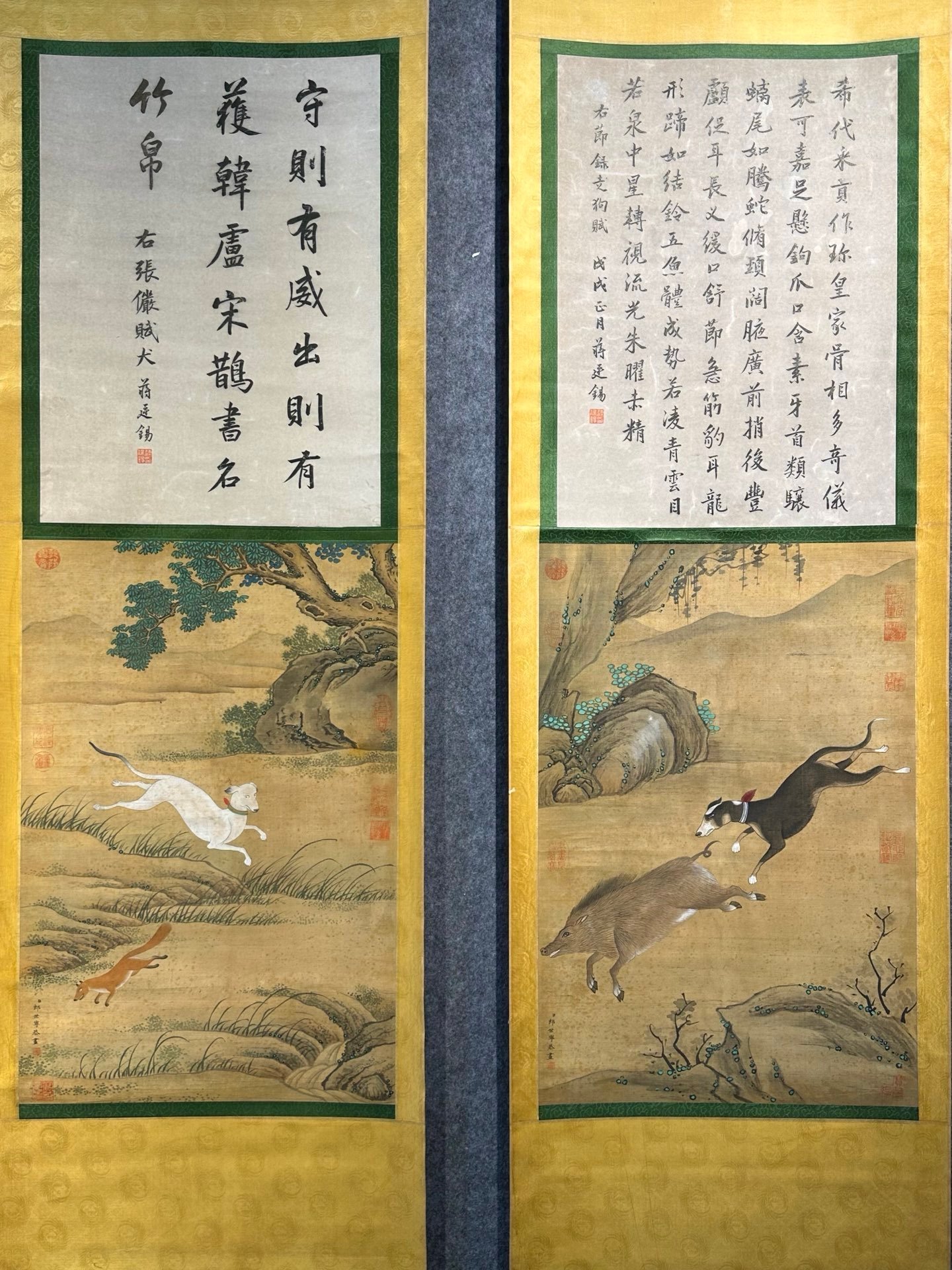 Chinese scroll painting Giuseppe Gasdione