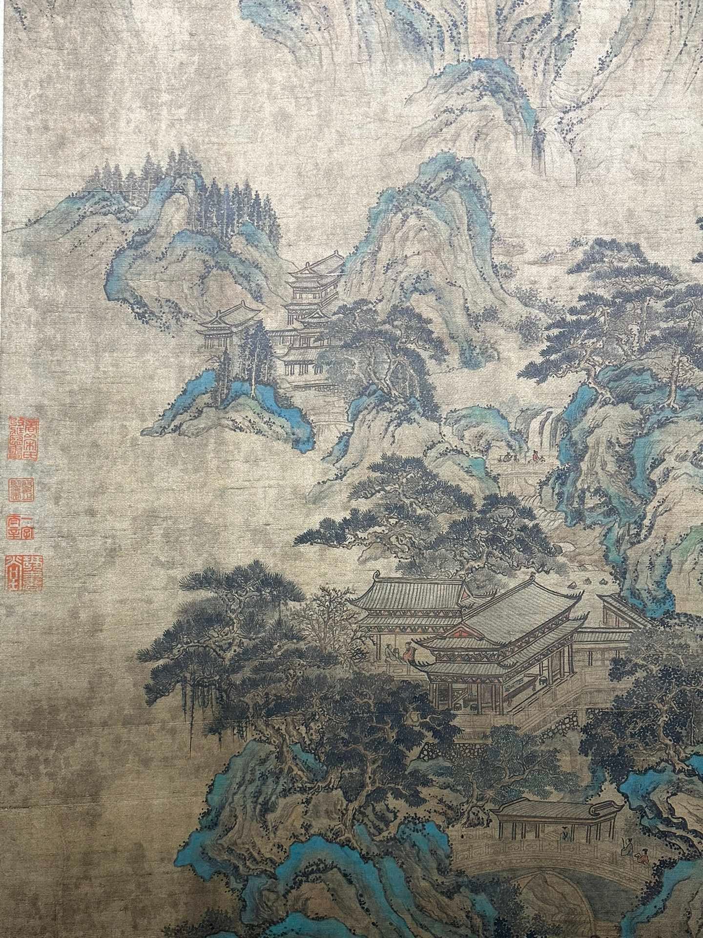 Chinese scroll painting Zhao Boduo
