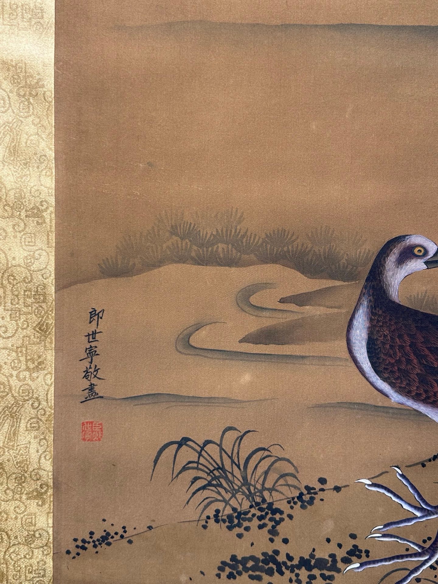 Chinese scroll painting Giuseppe Gasdione