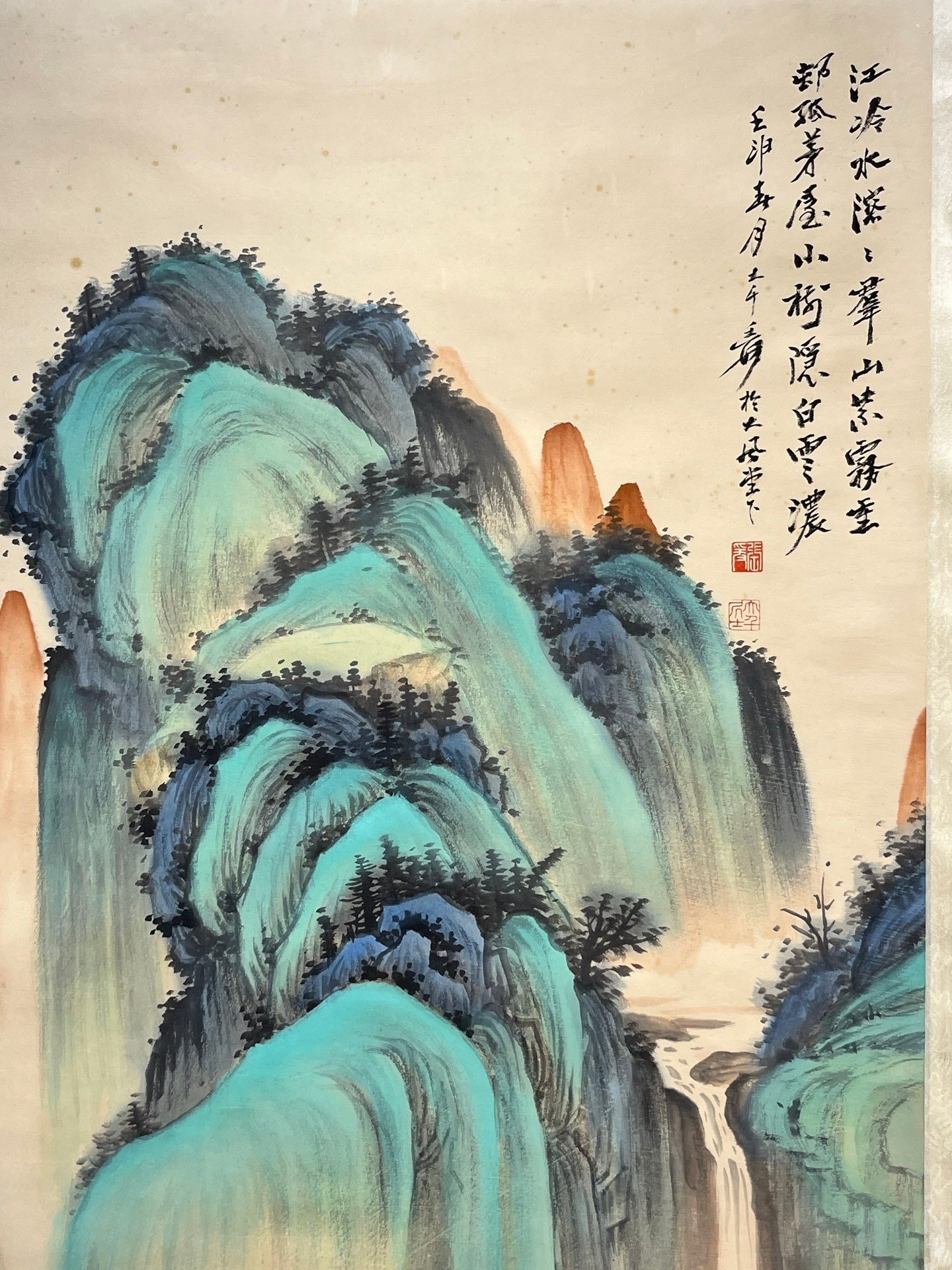 Chinese scroll painting Zhang Daqian