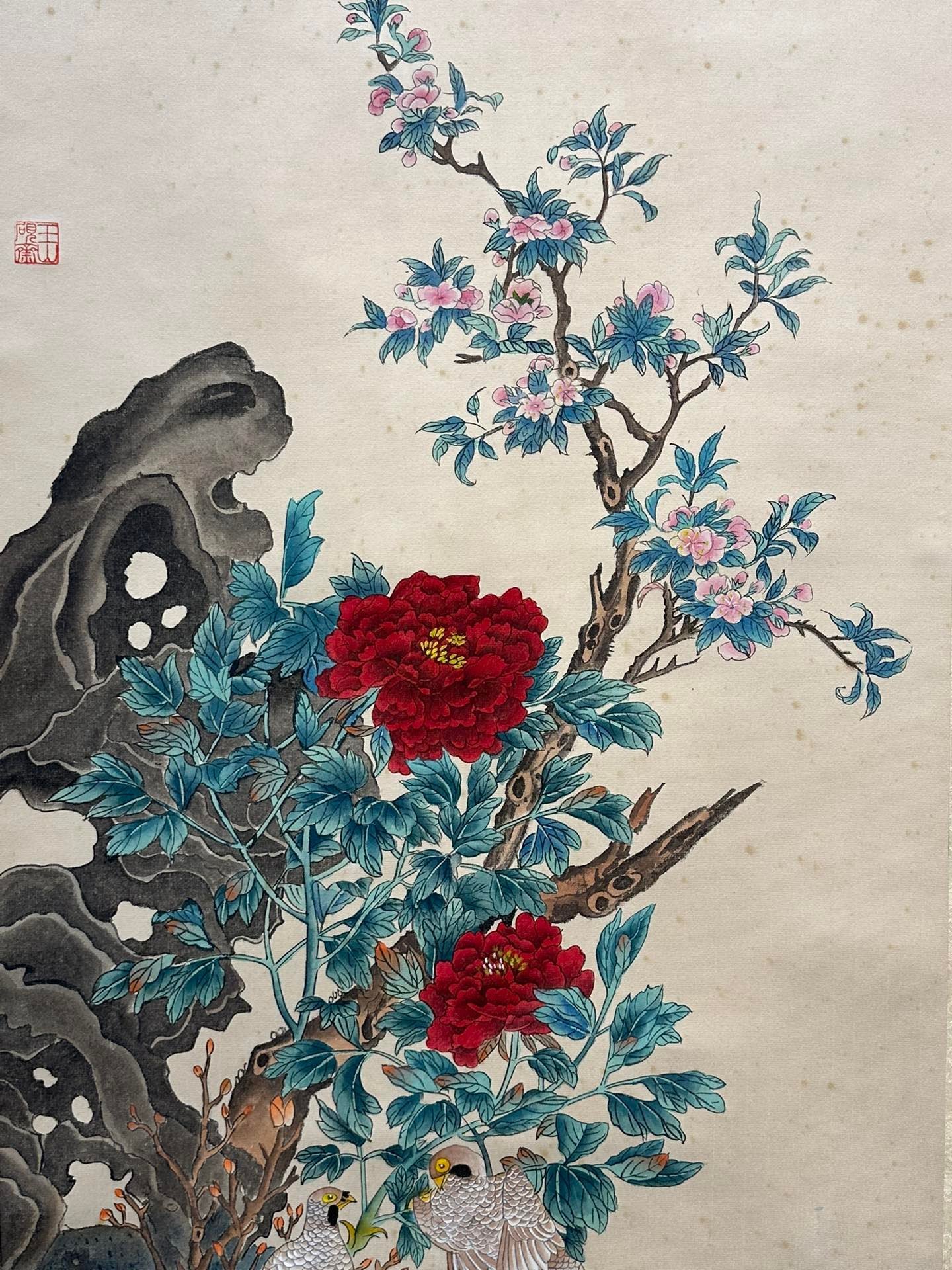 Chinese scroll painting Yu Feiyan