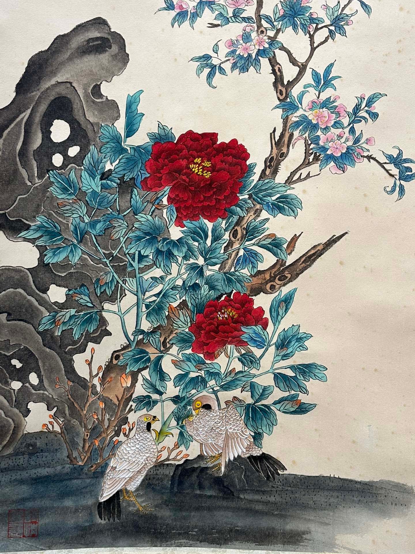 Chinese scroll painting Yu Feiyan