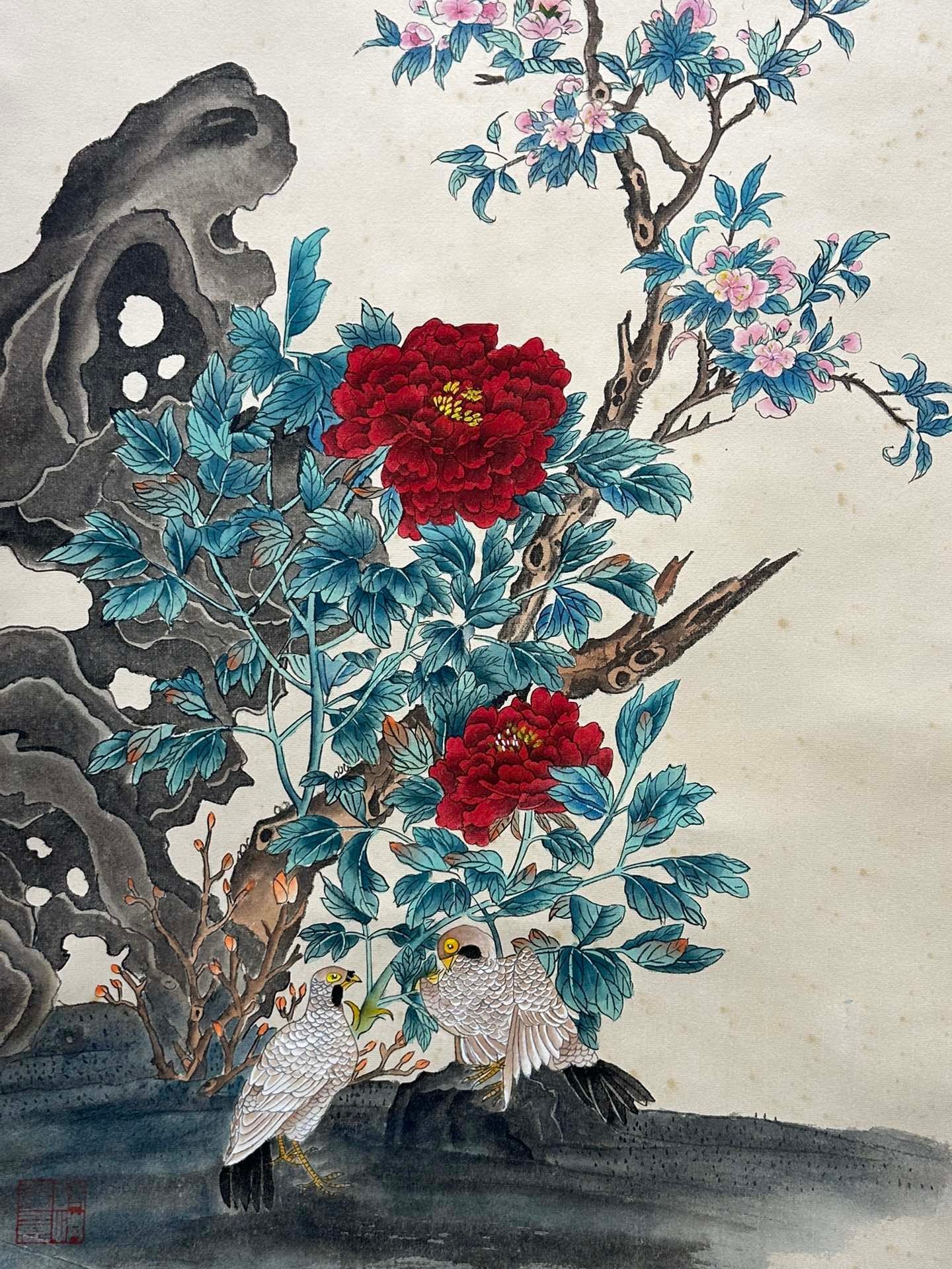 Chinese scroll painting Yu Feiyan