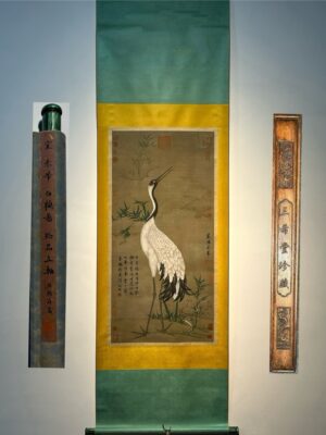 Chinese scroll painting Mi Fu